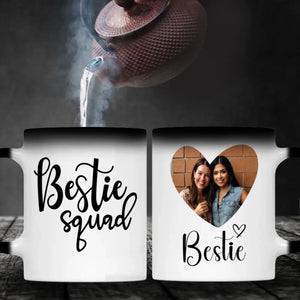 Funny Bestie Squad Mug – Custom Photo Print Cup – 89Prints