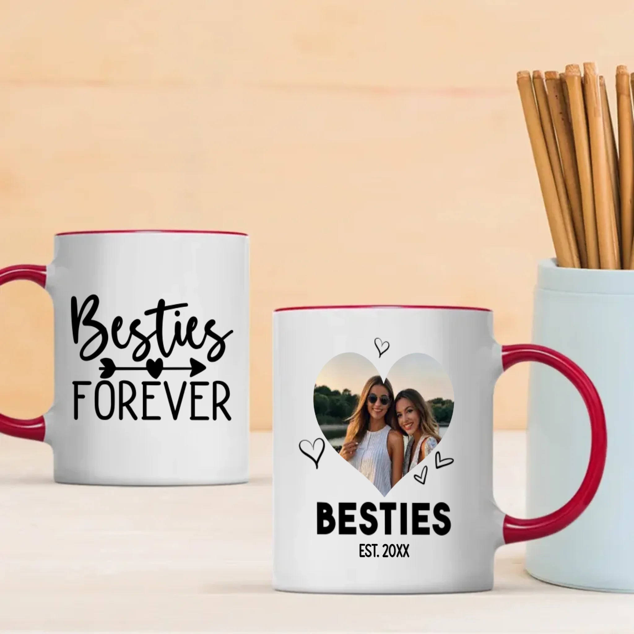 Bestie Forever Mug Design – Custom Photo Print Cup – 89Prints