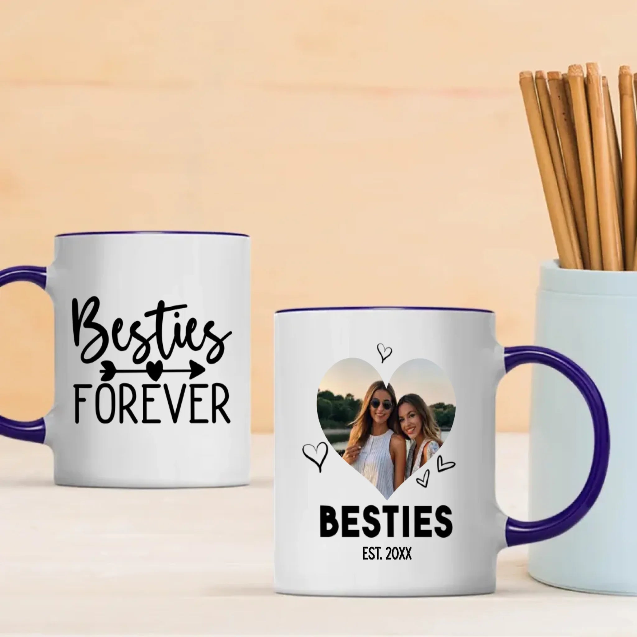 Bestie Forever Mug Design – Custom Photo Print Cup – 89Prints