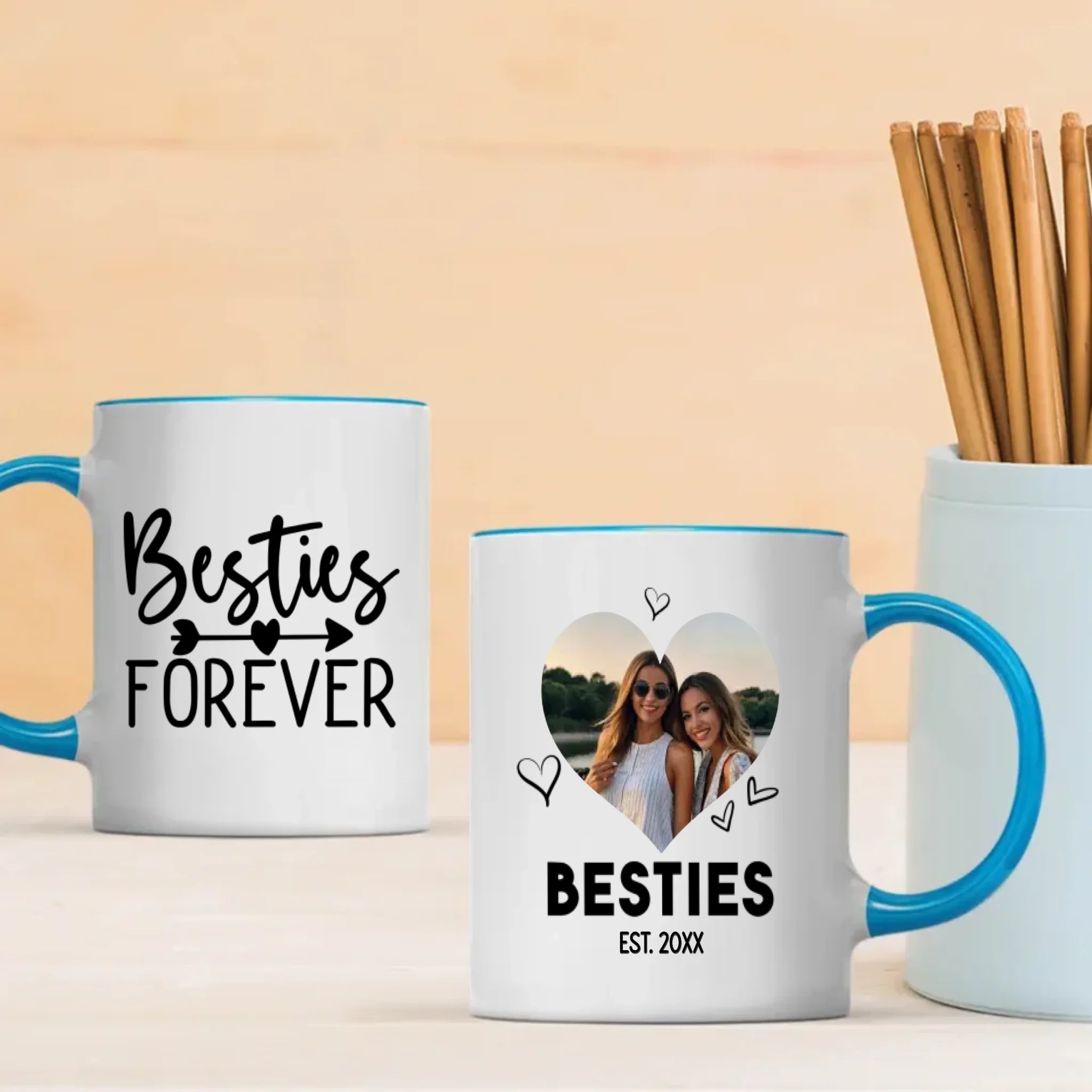 Bestie Forever Mug Design – Custom Photo Print Cup – 89Prints
