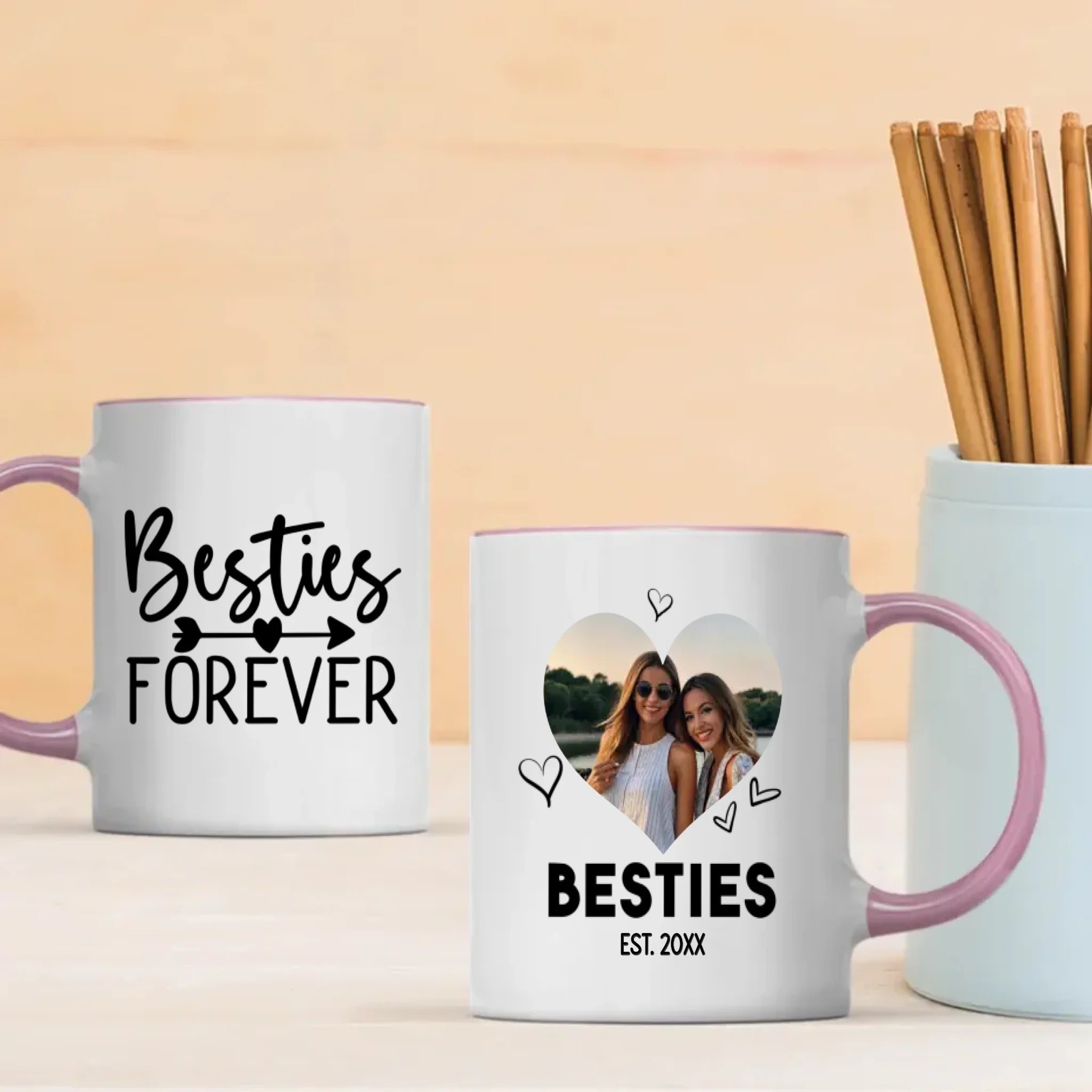 Bestie Forever Mug Design – Custom Photo Print Cup – 89Prints