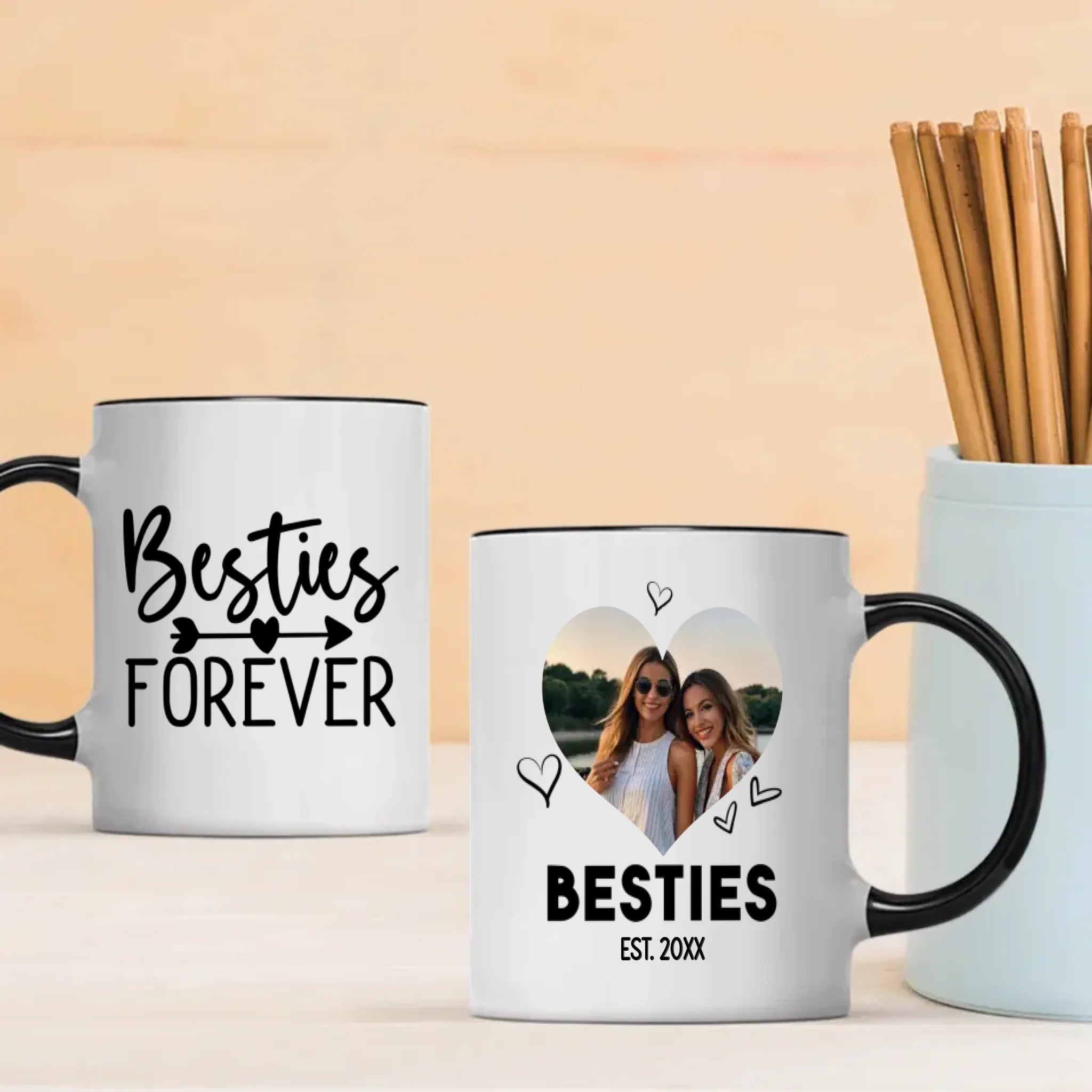 Bestie Forever Mug Design – Custom Photo Print Cup – 89Prints