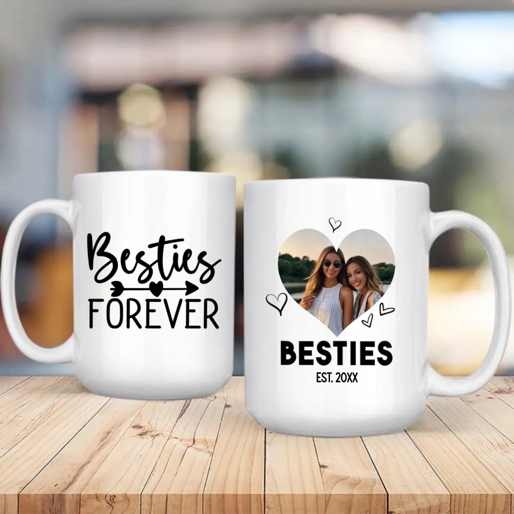 Bestie Forever Mug Design – Custom Photo Print Cup – 89Prints