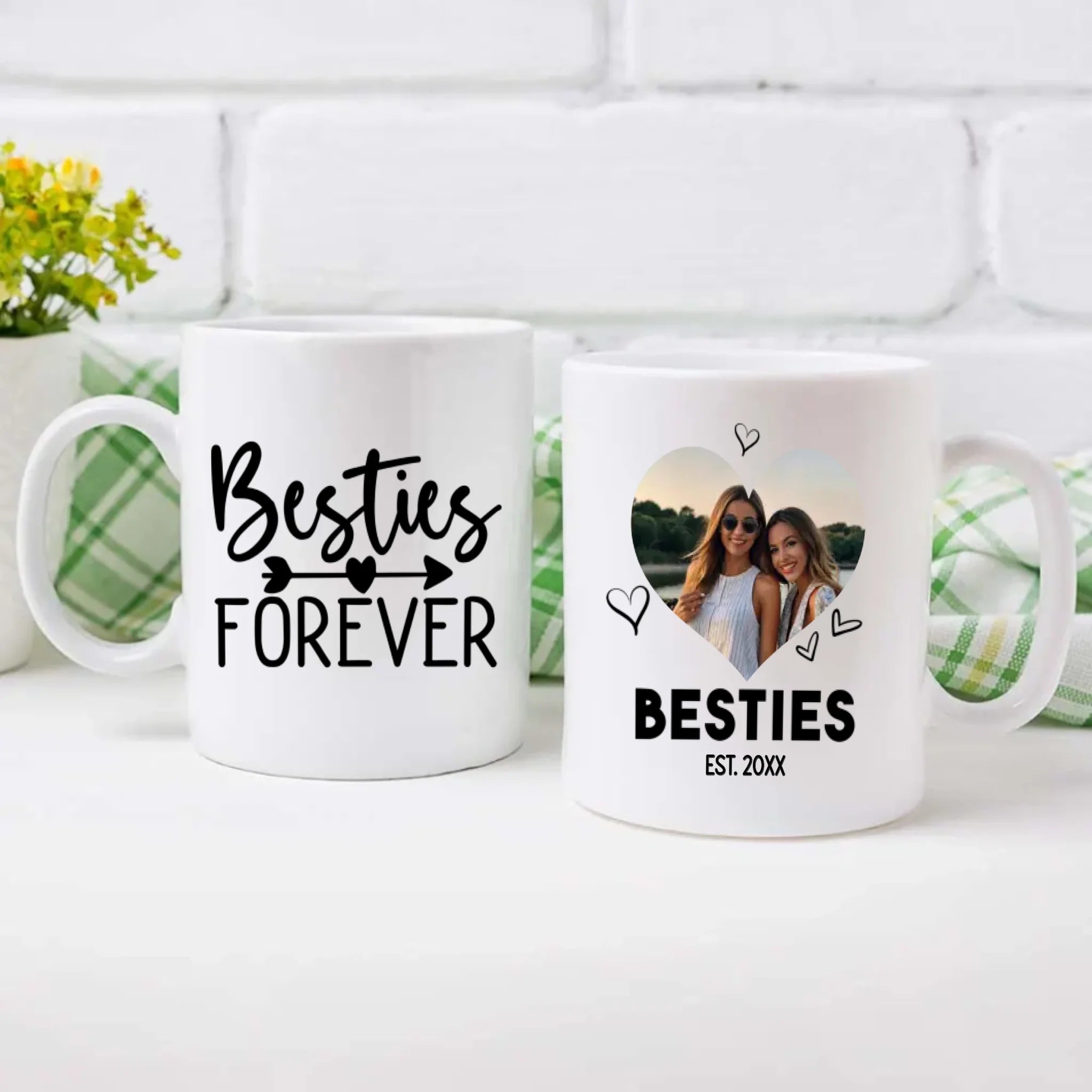 Bestie Forever Mug Design – Custom Photo Print Cup – 89Prints