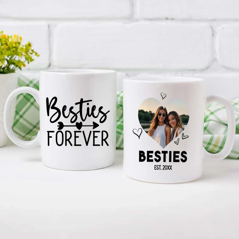 Bestie Forever Mug Design – Custom Photo Print Cup – 89Prints