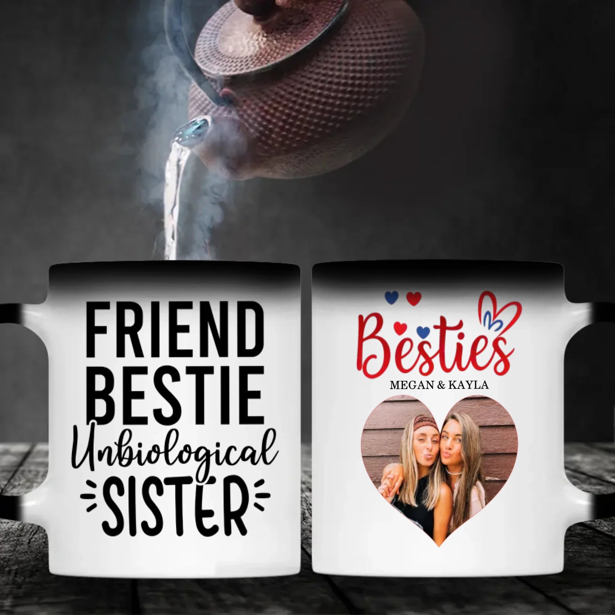 Custom Mug Design – Friend Bestie Unbiological Sister – 89Prints