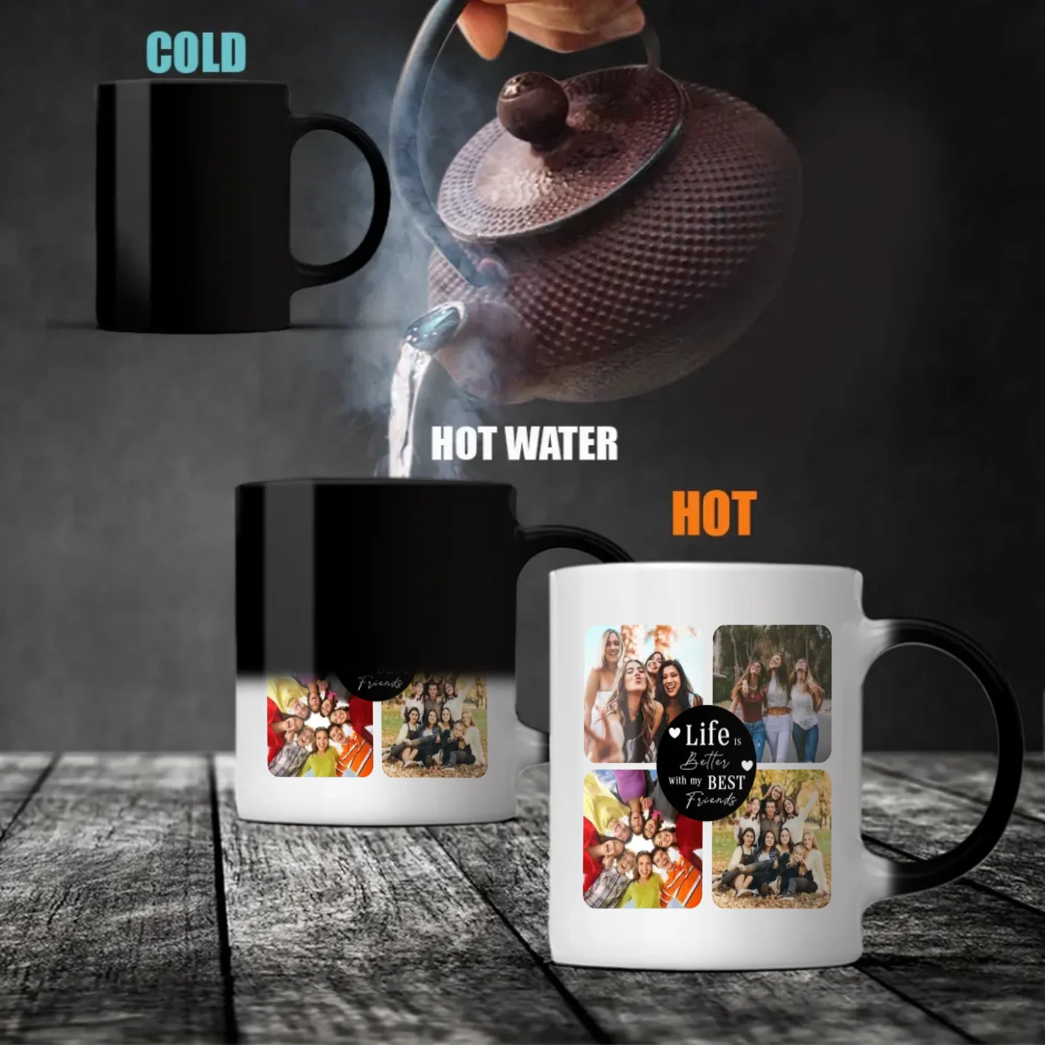 Custom Mug Design – Life Better With My Best Friends – 89Prints