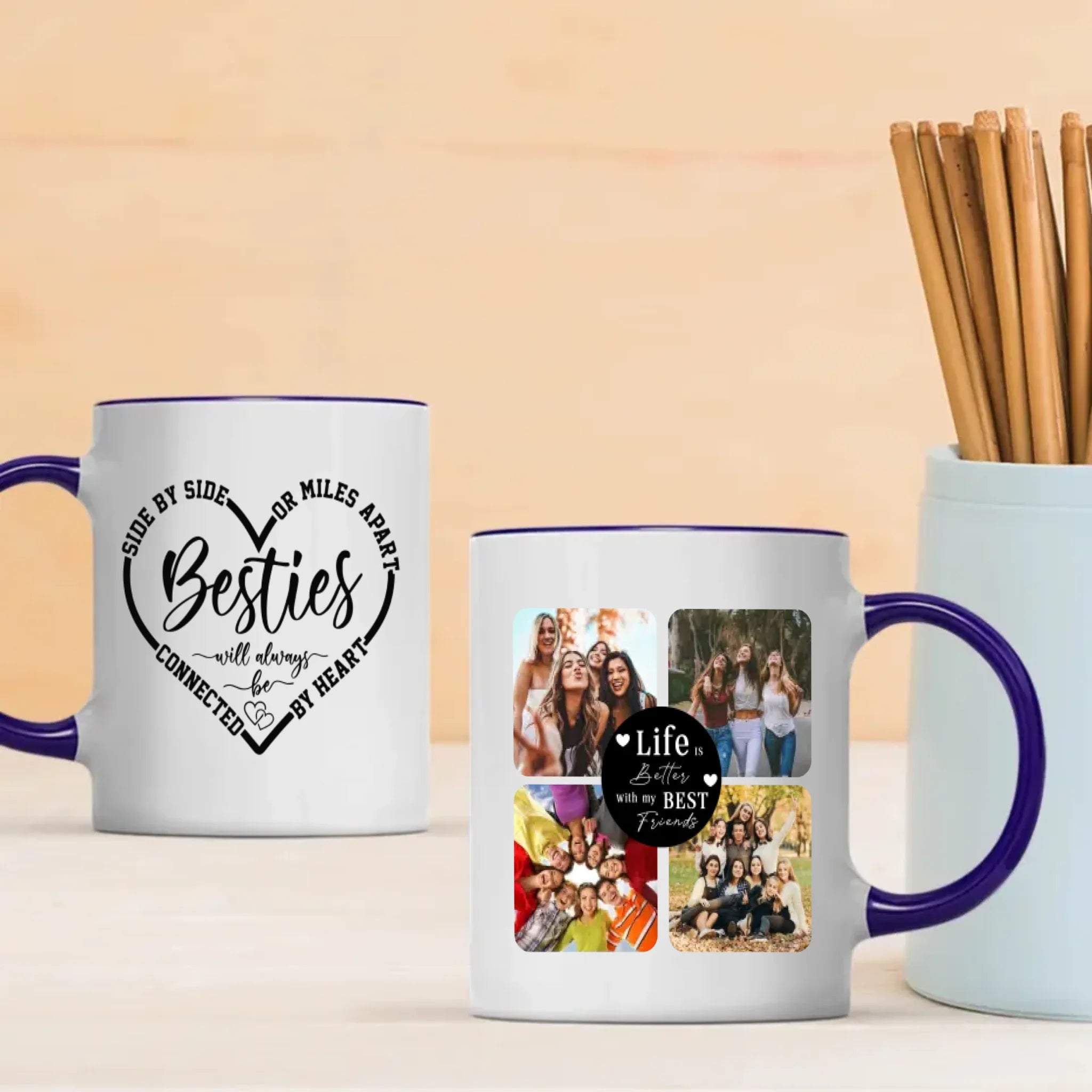 Custom Mug Design – Life Better With My Best Friends – 89Prints