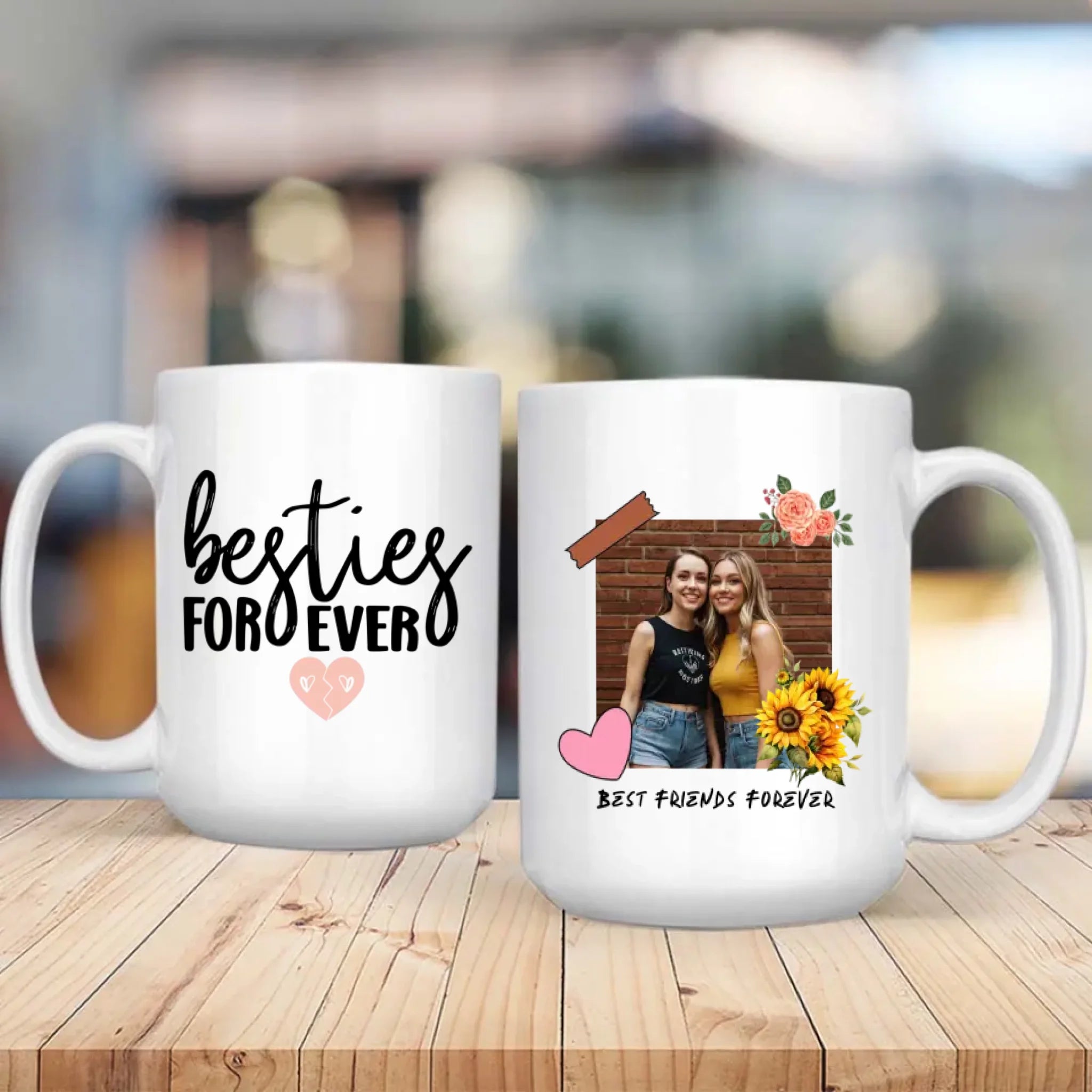 Bestie Forever – Customised Work Besties Mug – 89Prints