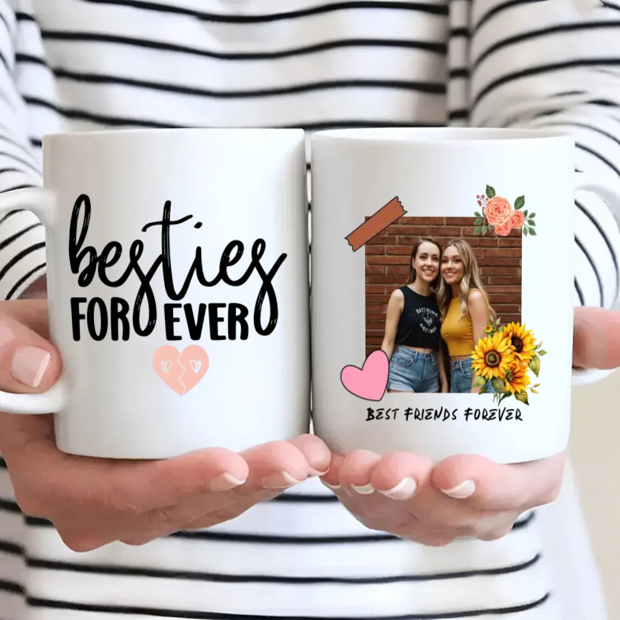 Bestie Forever – Customised Work Besties Mug – 89Prints