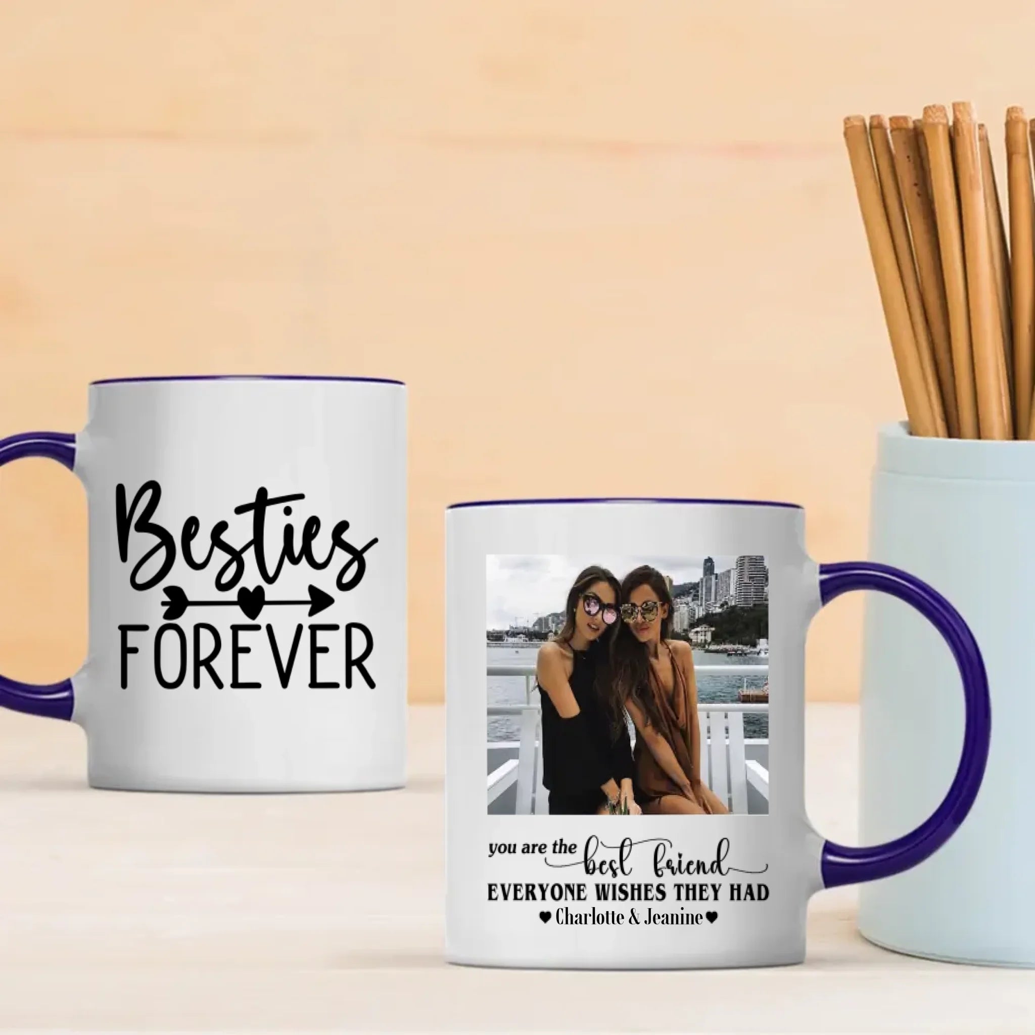 Bestie Forever Mug – Personalised Custom Cup – 89Prints