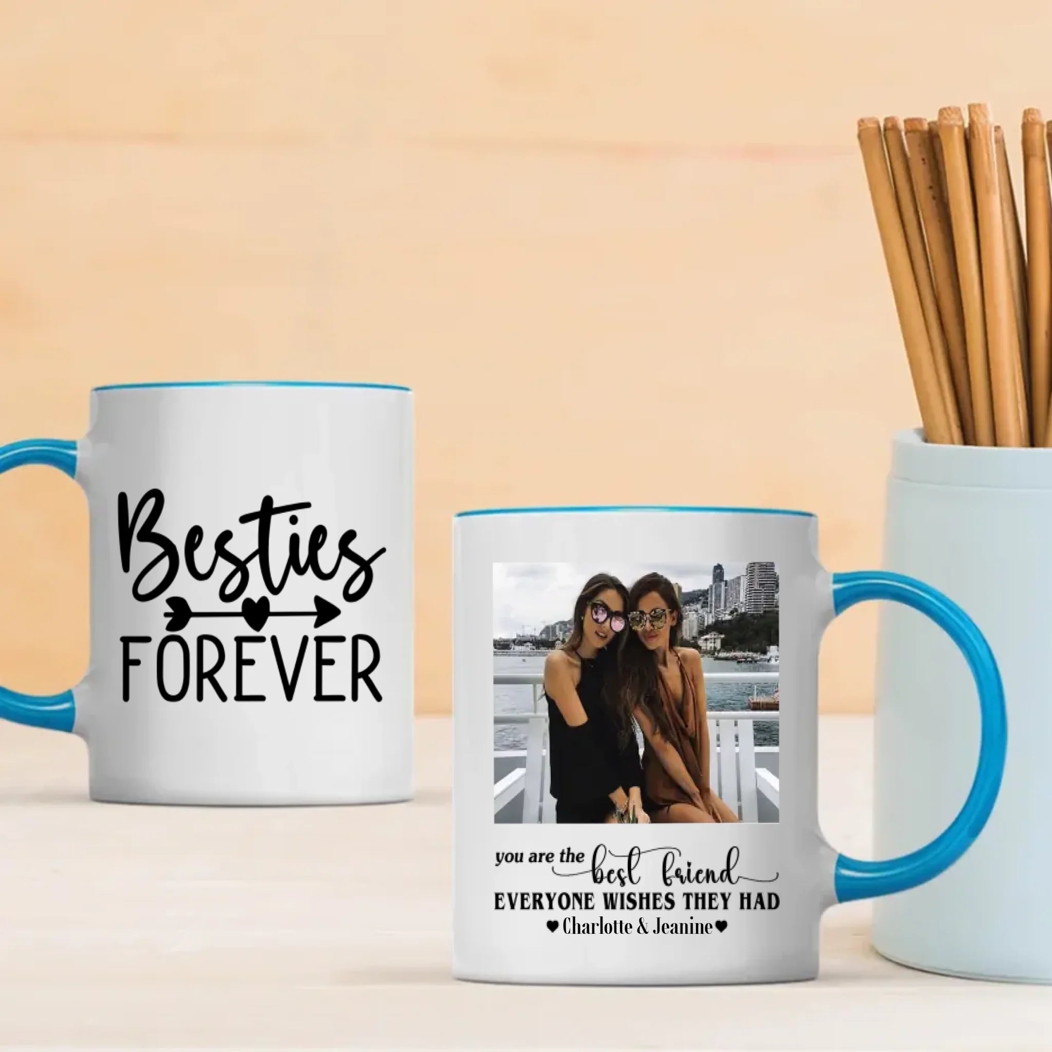 Bestie Forever Mug – Personalised Custom Cup – 89Prints