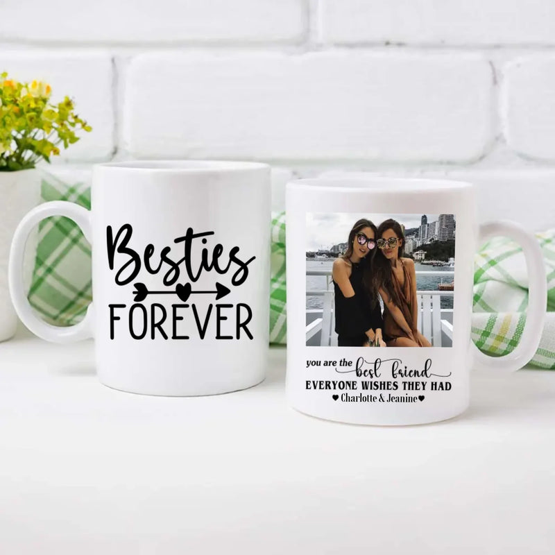 Bestie Forever Mug – Personalised Custom Cup – 89Prints