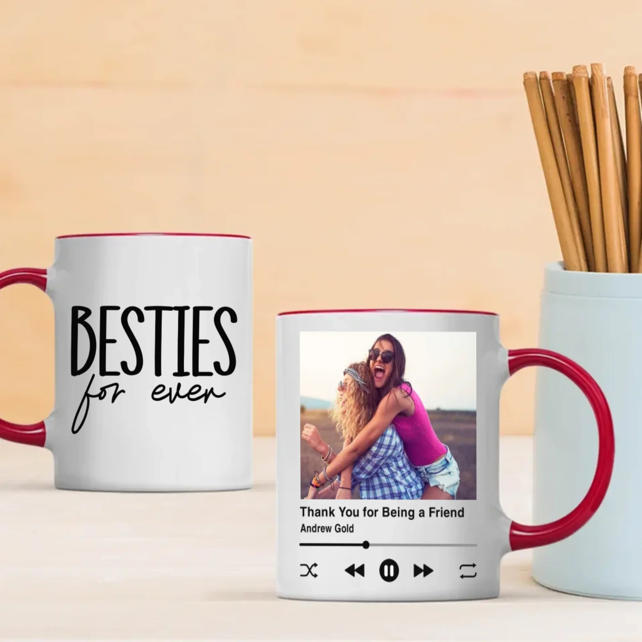 Personalised Mug Design – Thank You For Being A Friend Mug – 89Prints