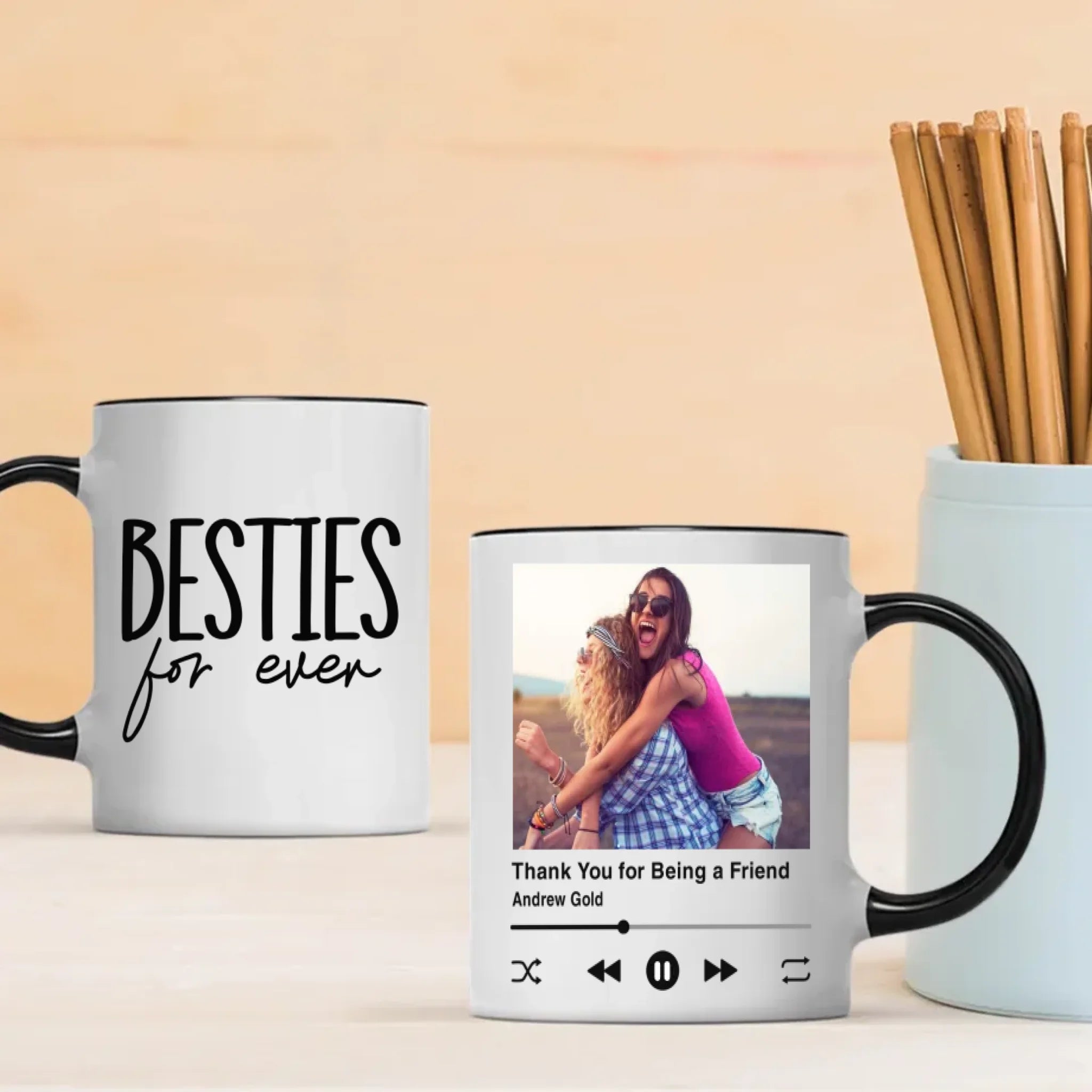 Personalised Mug Design – Thank You For Being A Friend Mug – 89Prints