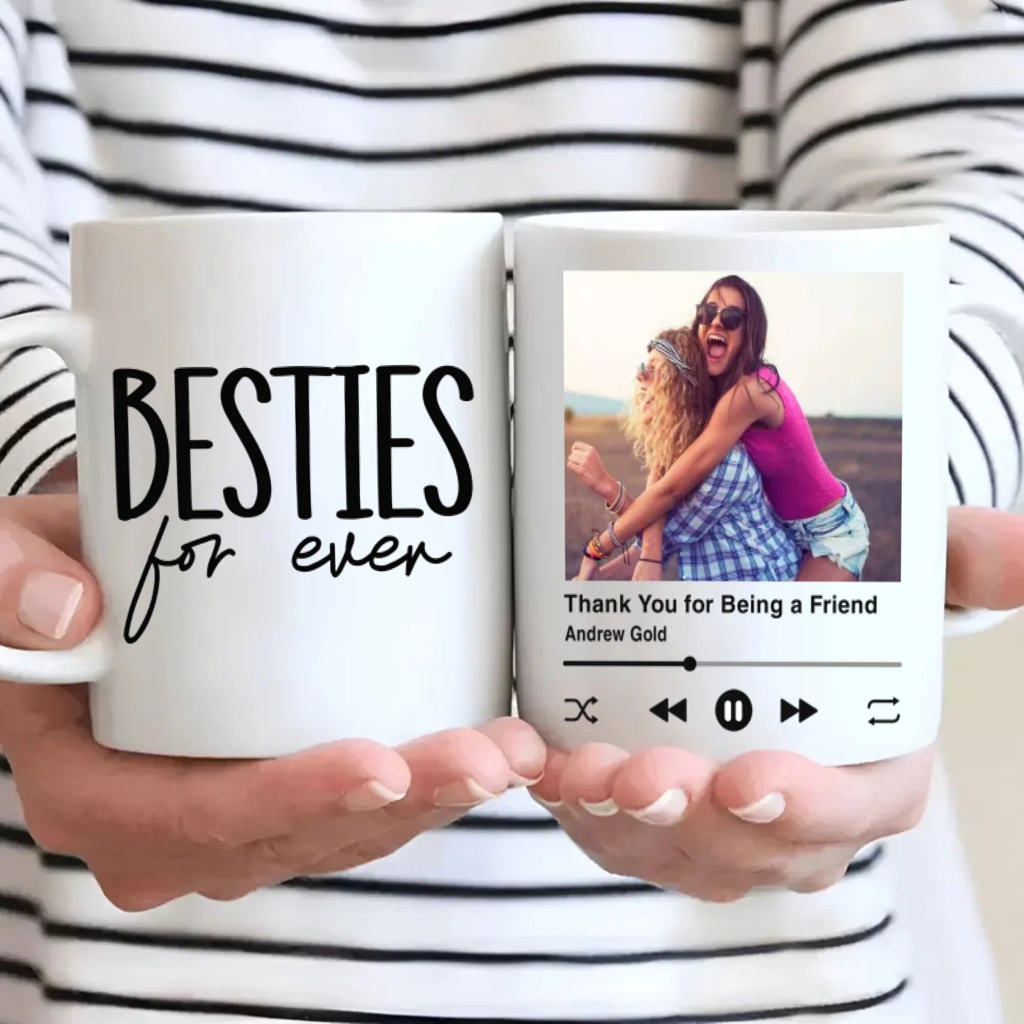 Personalised Mug Design – Thank You For Being A Friend Mug – 89Prints
