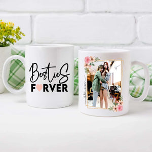 Personalized Mug Design – Bestie For Ever Friendship Quote – 89Prints
