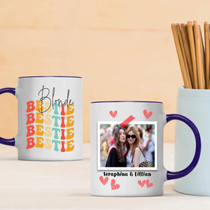 Your Own Designed Mug – Blonde Bestie Friendship Custom  – 89Prints