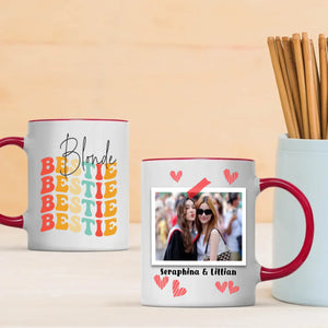 Your Own Designed Mug – Blonde Bestie Friendship Custom  – 89Prints