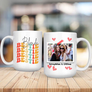 Your Own Designed Mug – Blonde Bestie Friendship Custom  – 89Prints