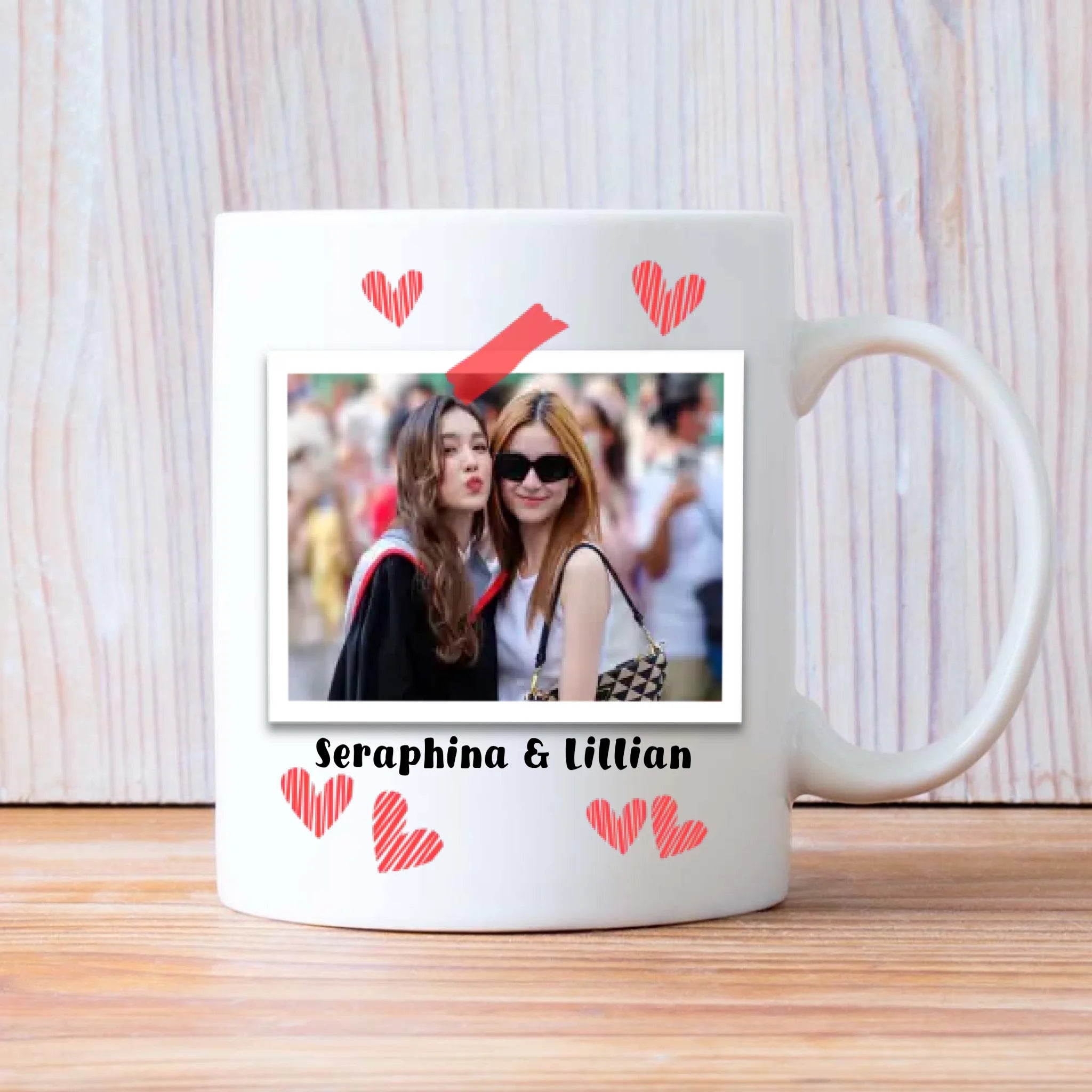 Your Own Designed Mug – Blonde Bestie Friendship Custom  – 89Prints