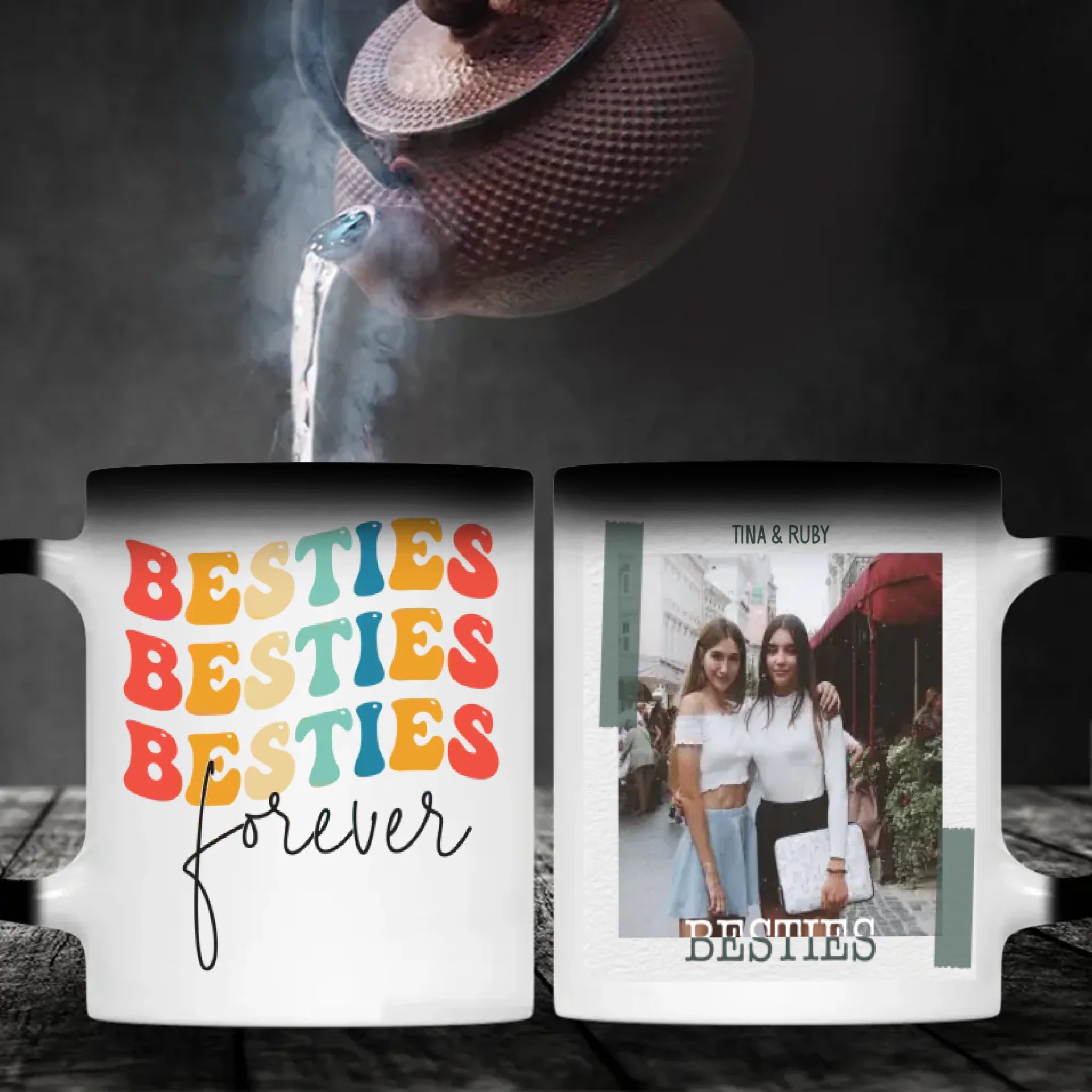 Personalised Custom Mug Design – Bestie Forever Friendship – 89Prints