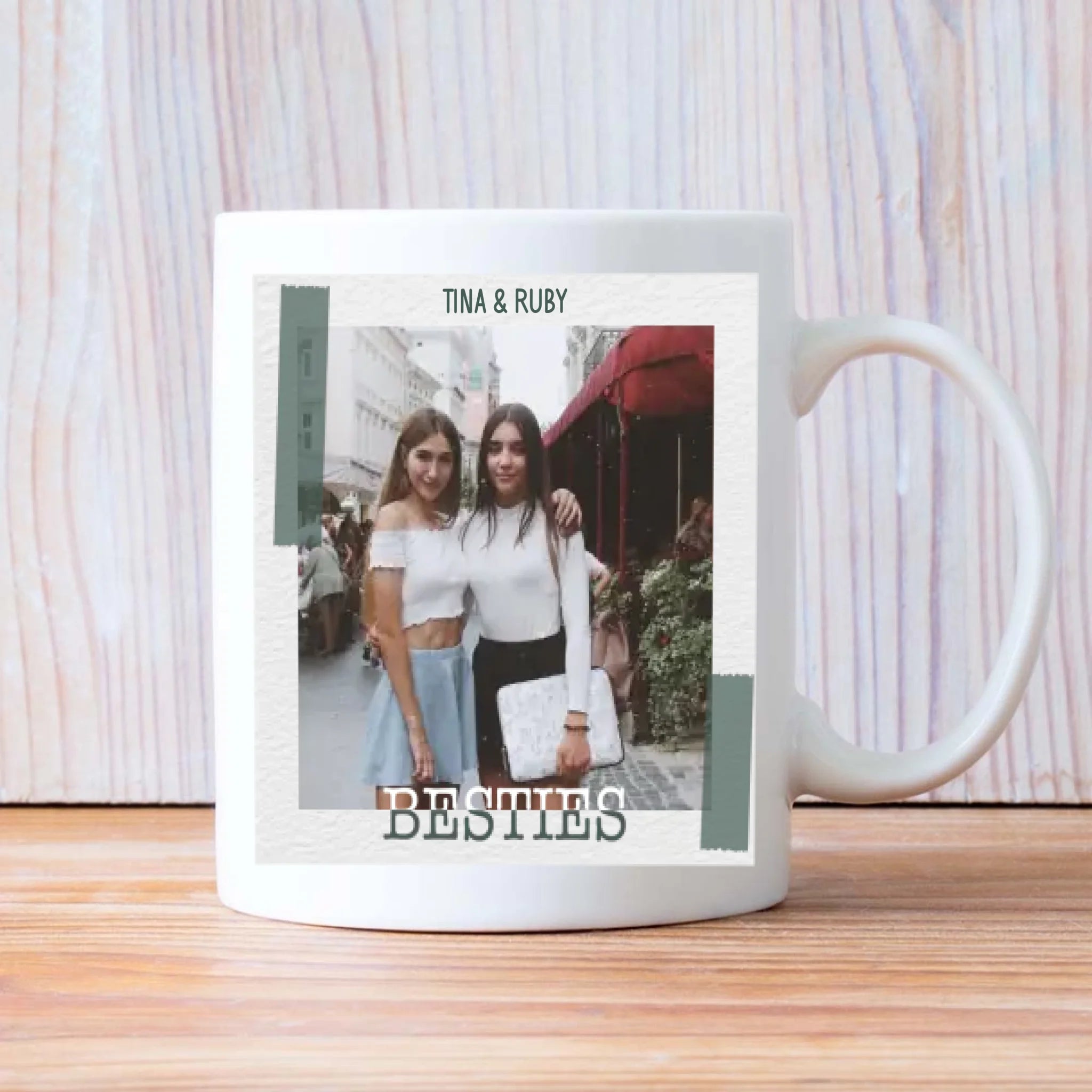 Personalised Custom Mug Design – Bestie Forever Friendship – 89Prints