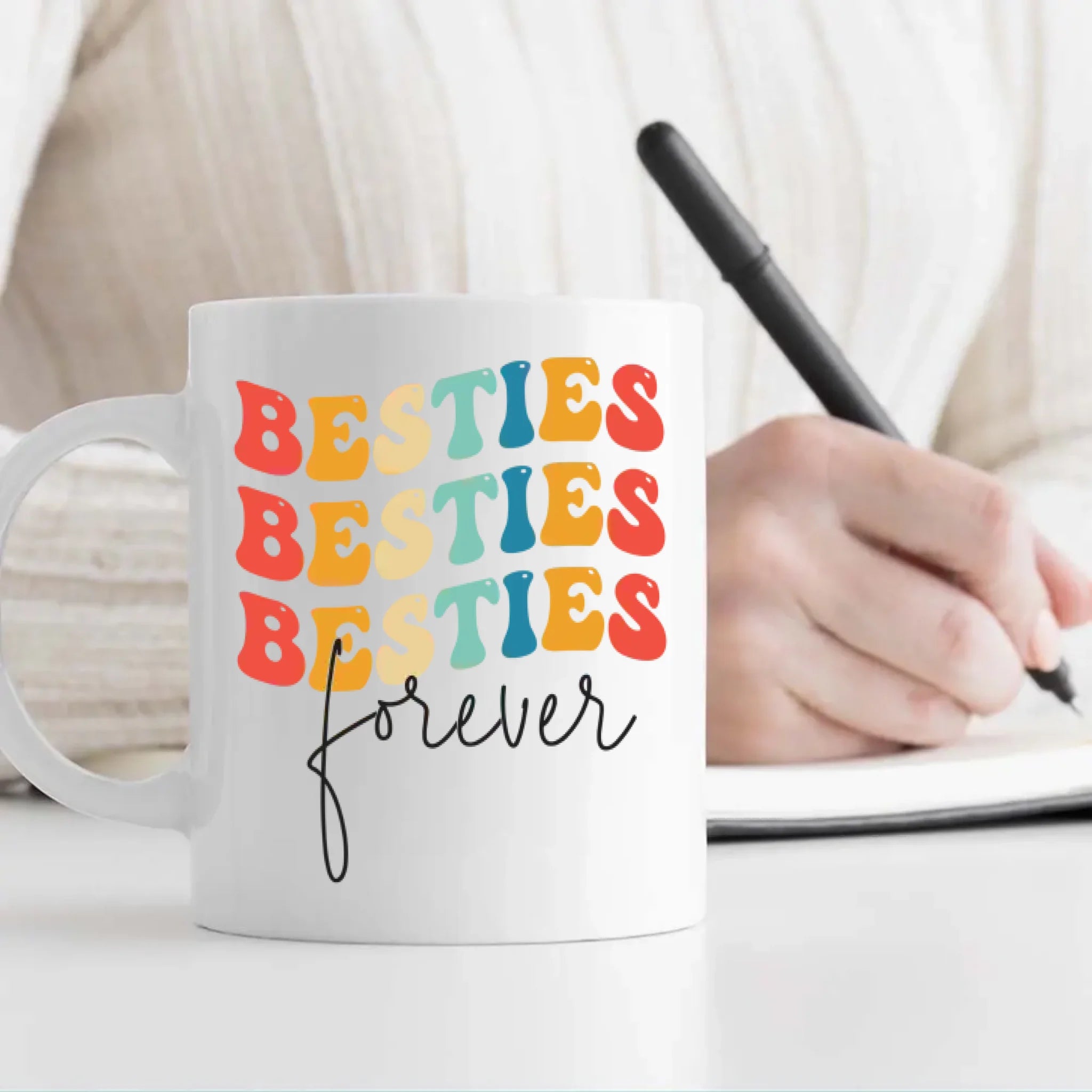 Personalised Custom Mug Design – Bestie Forever Friendship – 89Prints