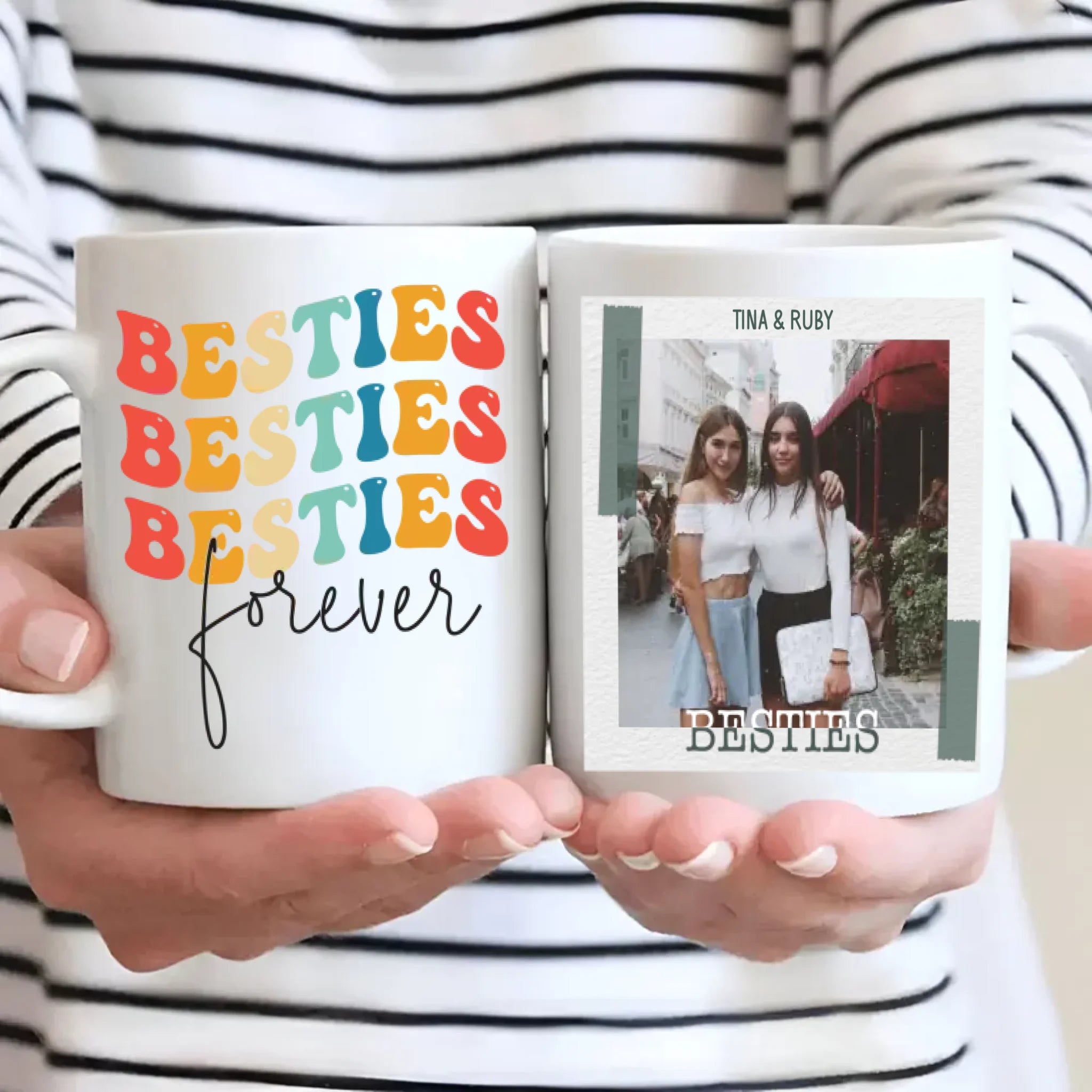 Personalised Custom Mug Design – Bestie Forever Friendship – 89Prints