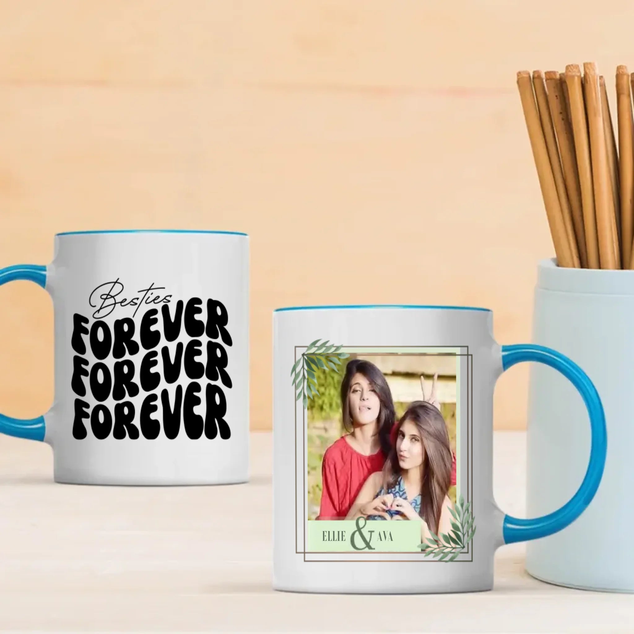 Your Own Designed Mug – Besties Forever Custom Photo – 89Prints