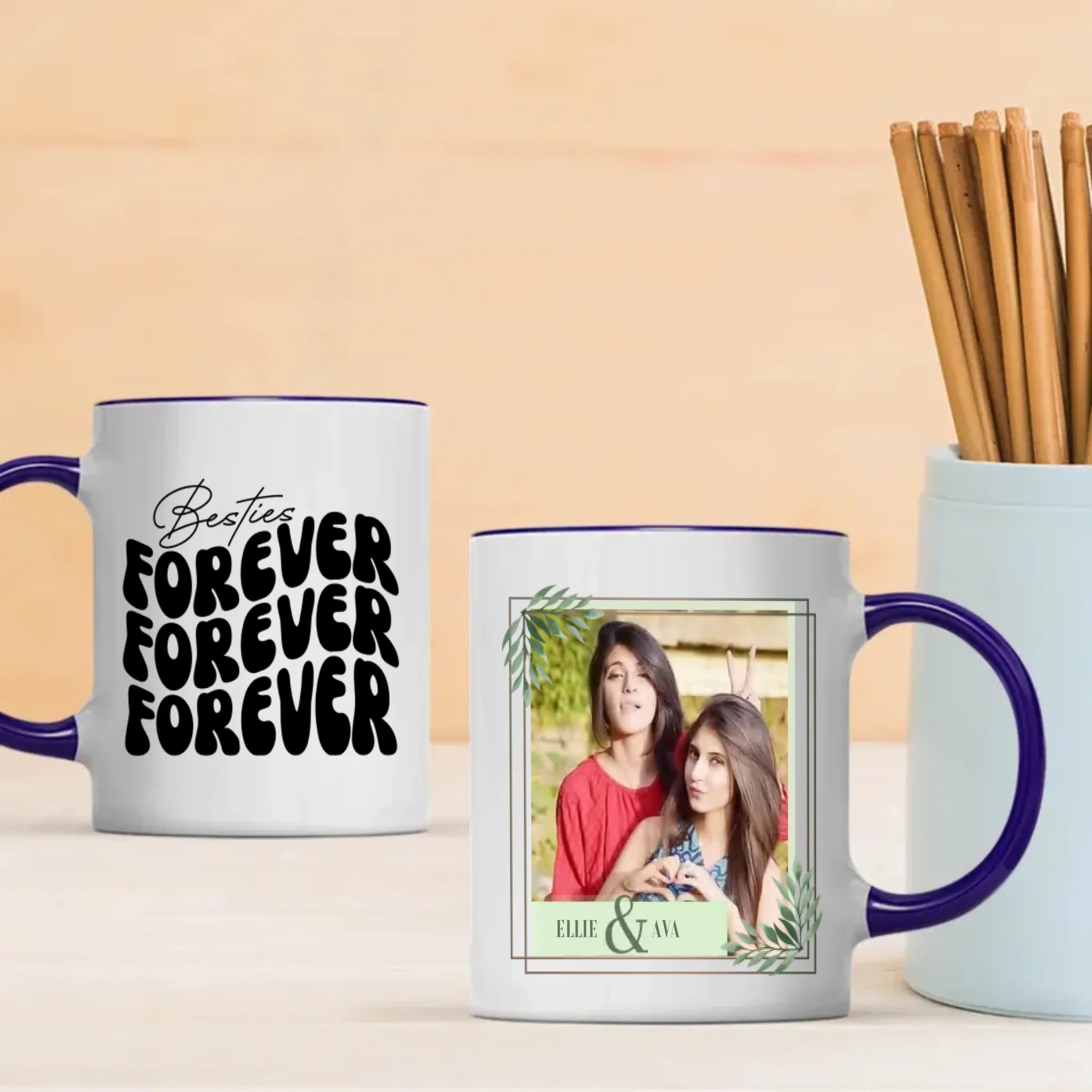 Your Own Designed Mug – Besties Forever Custom Photo – 89Prints
