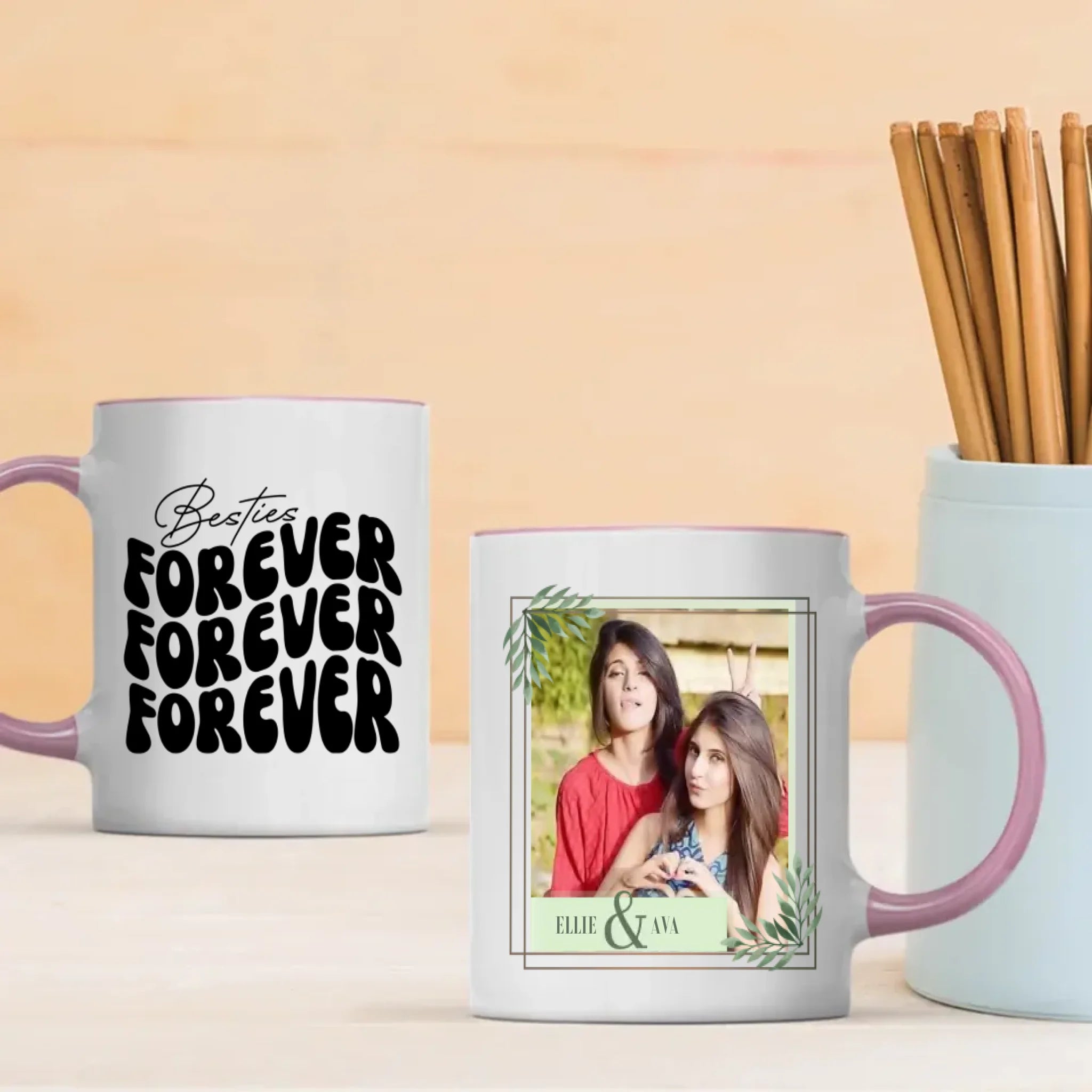 Your Own Designed Mug – Besties Forever Custom Photo – 89Prints