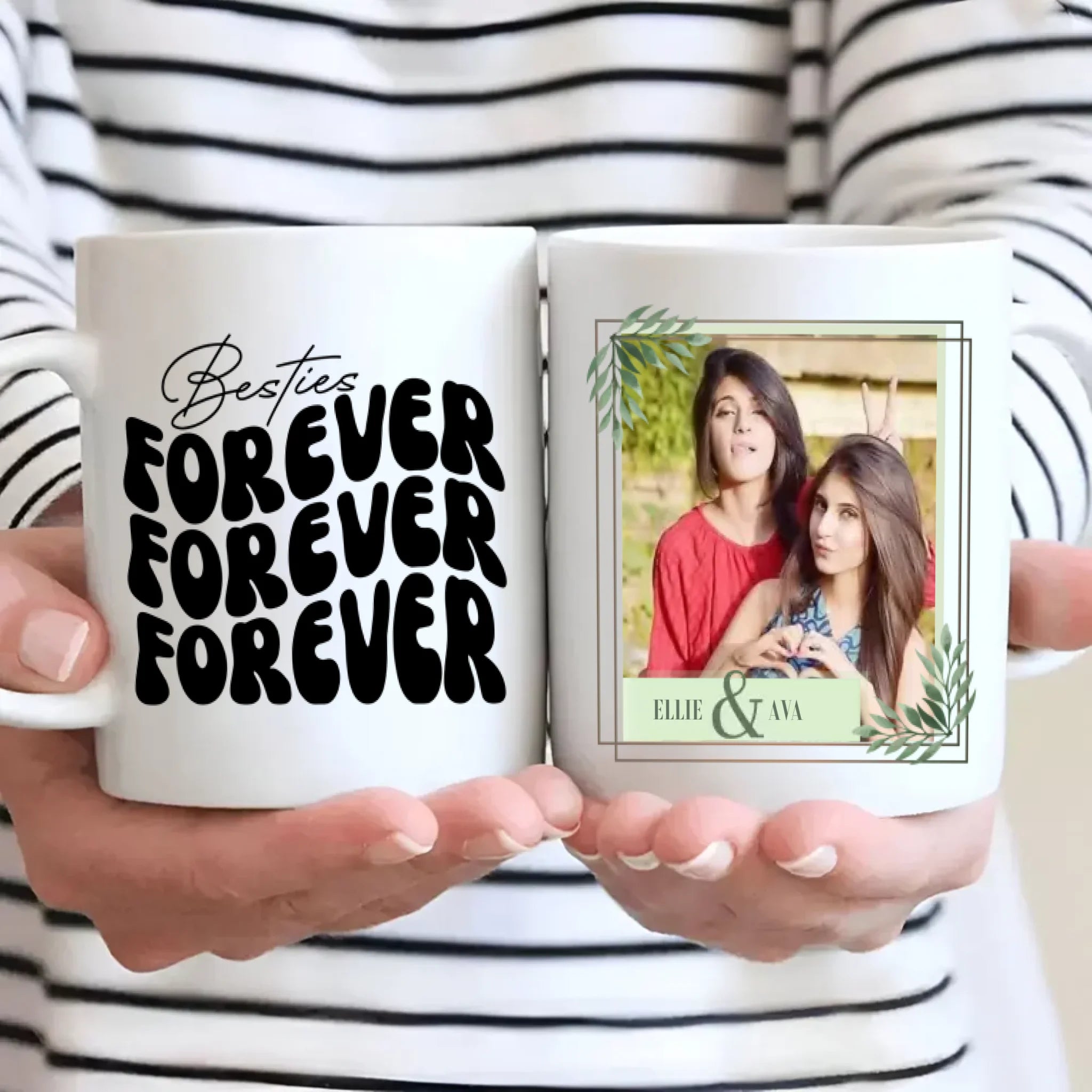 Your Own Designed Mug – Besties Forever Custom Photo – 89Prints