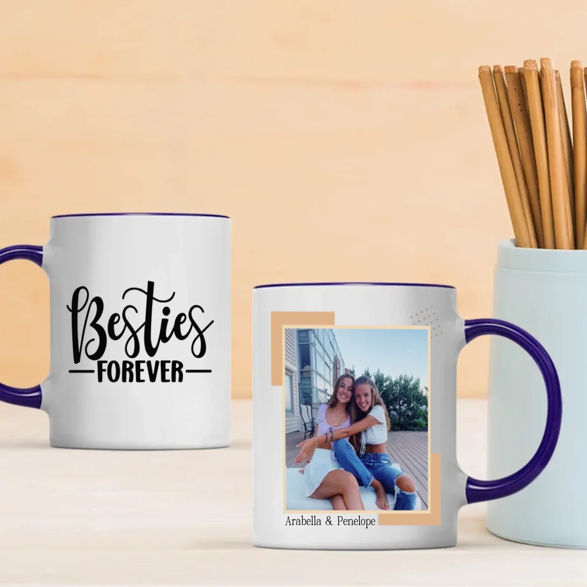 Personalised Mug Design – Besties Forever Friendship – 89Prints