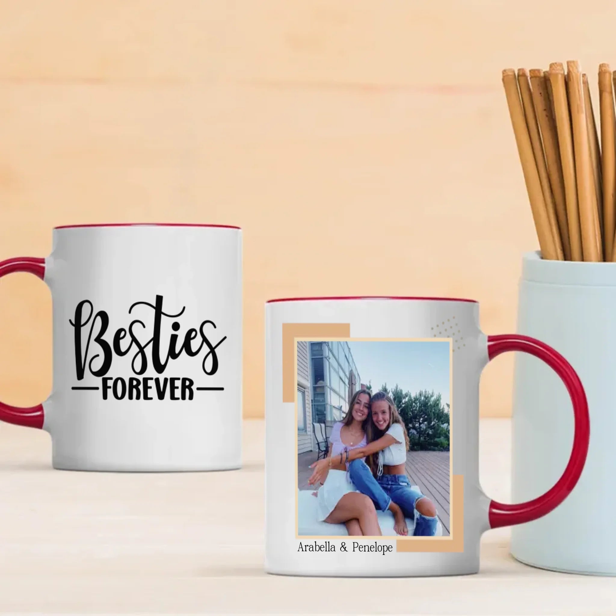 Personalised Mug Design – Besties Forever Friendship – 89Prints