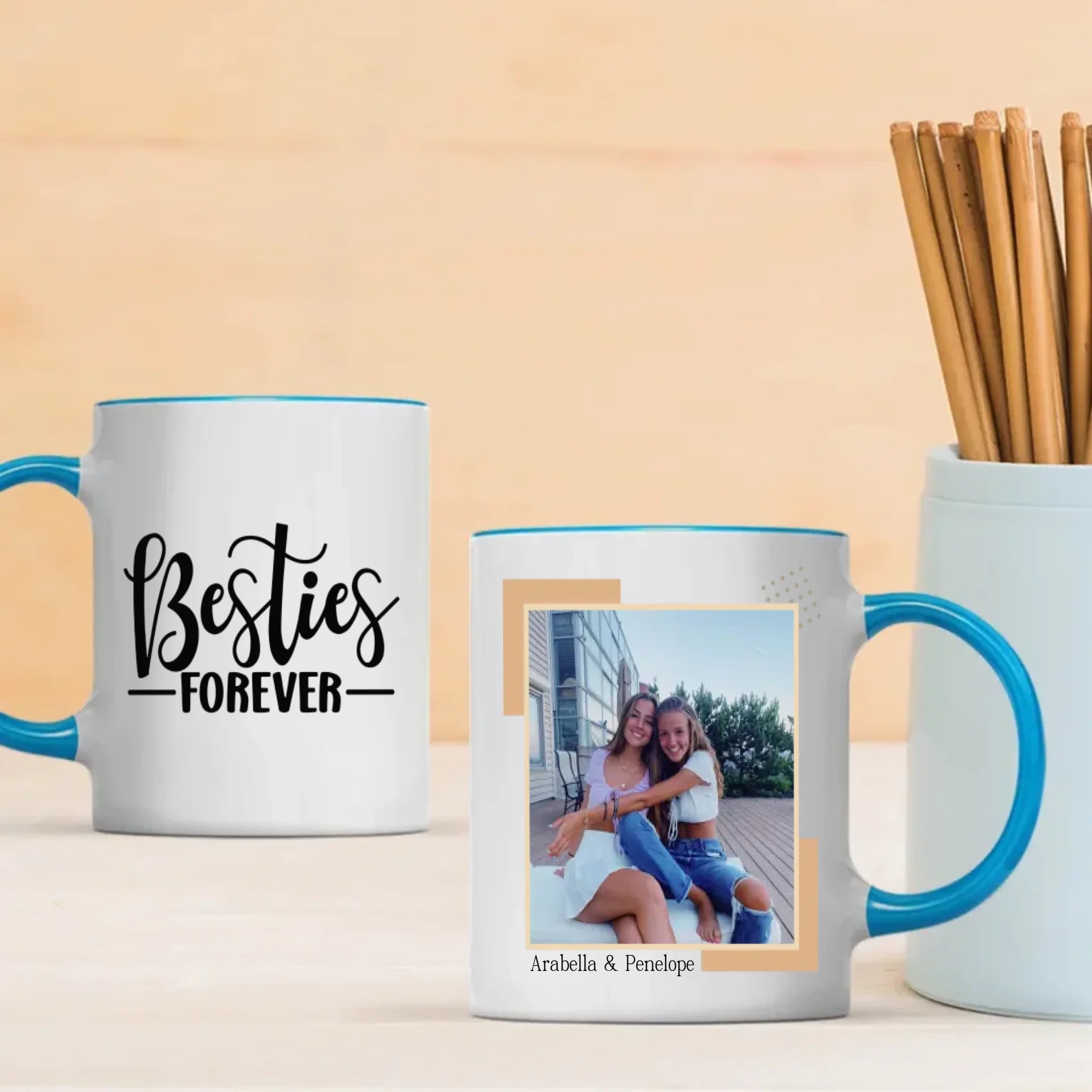 Personalised Mug Design – Besties Forever Friendship – 89Prints