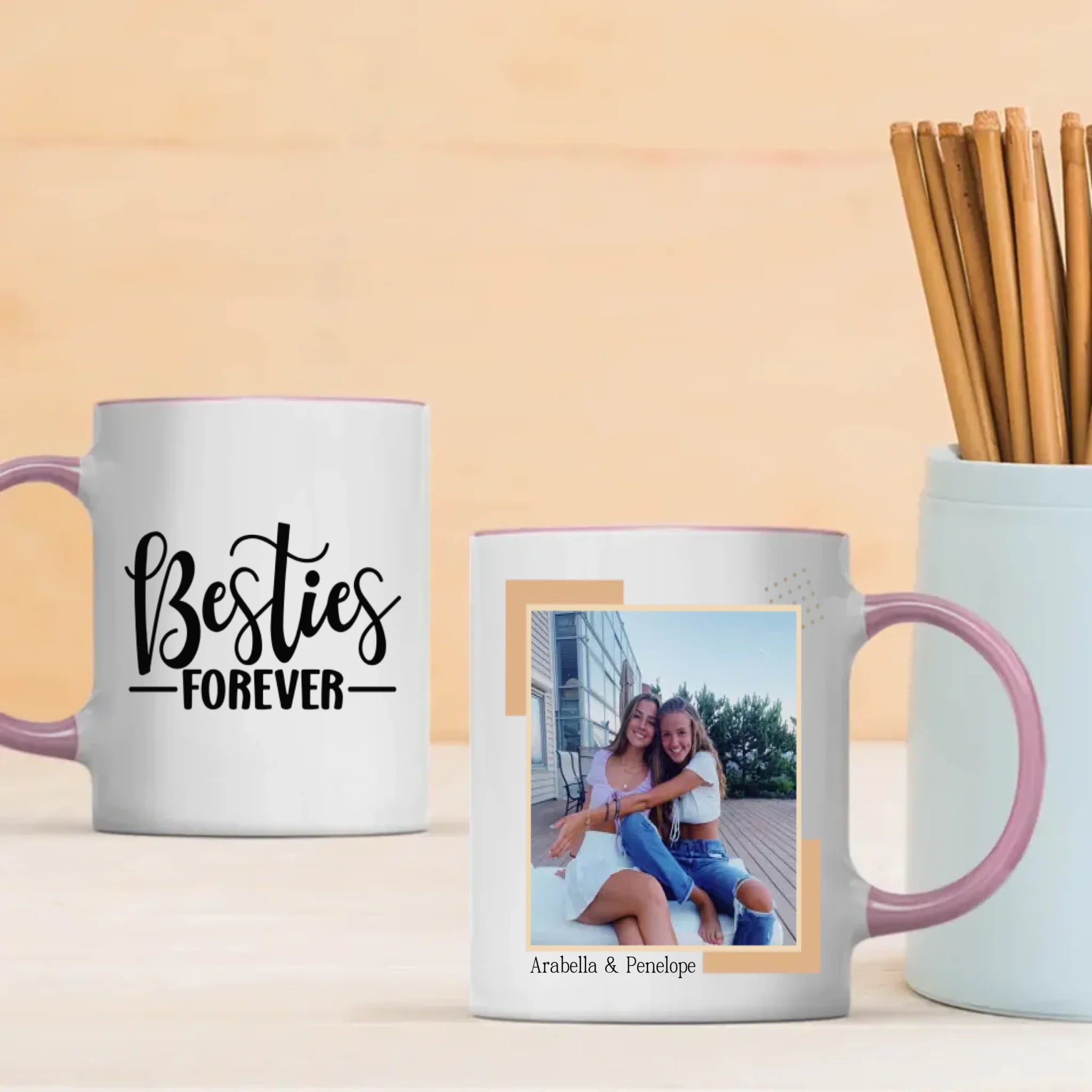 Personalised Mug Design – Besties Forever Friendship – 89Prints
