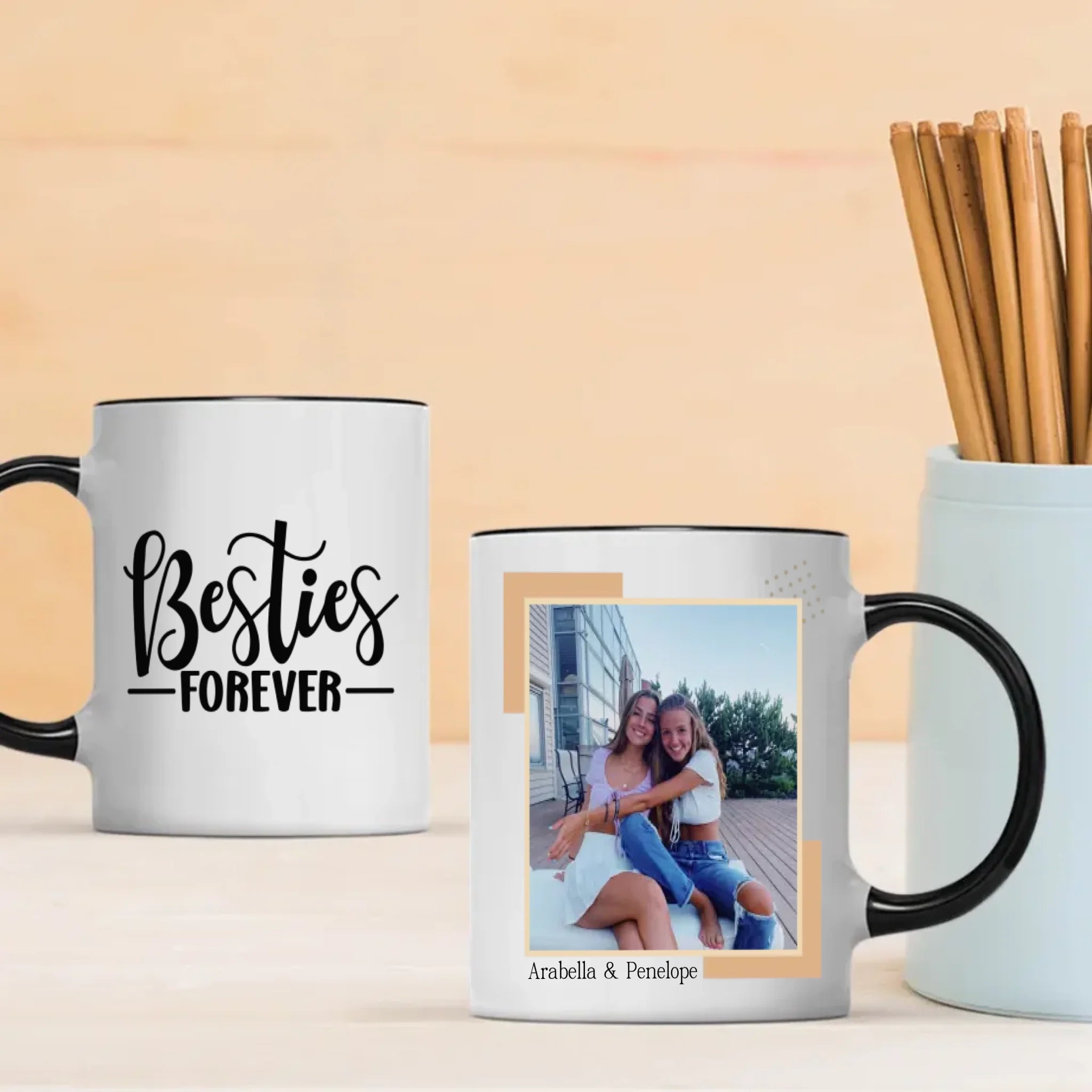 Personalised Mug Design – Besties Forever Friendship – 89Prints