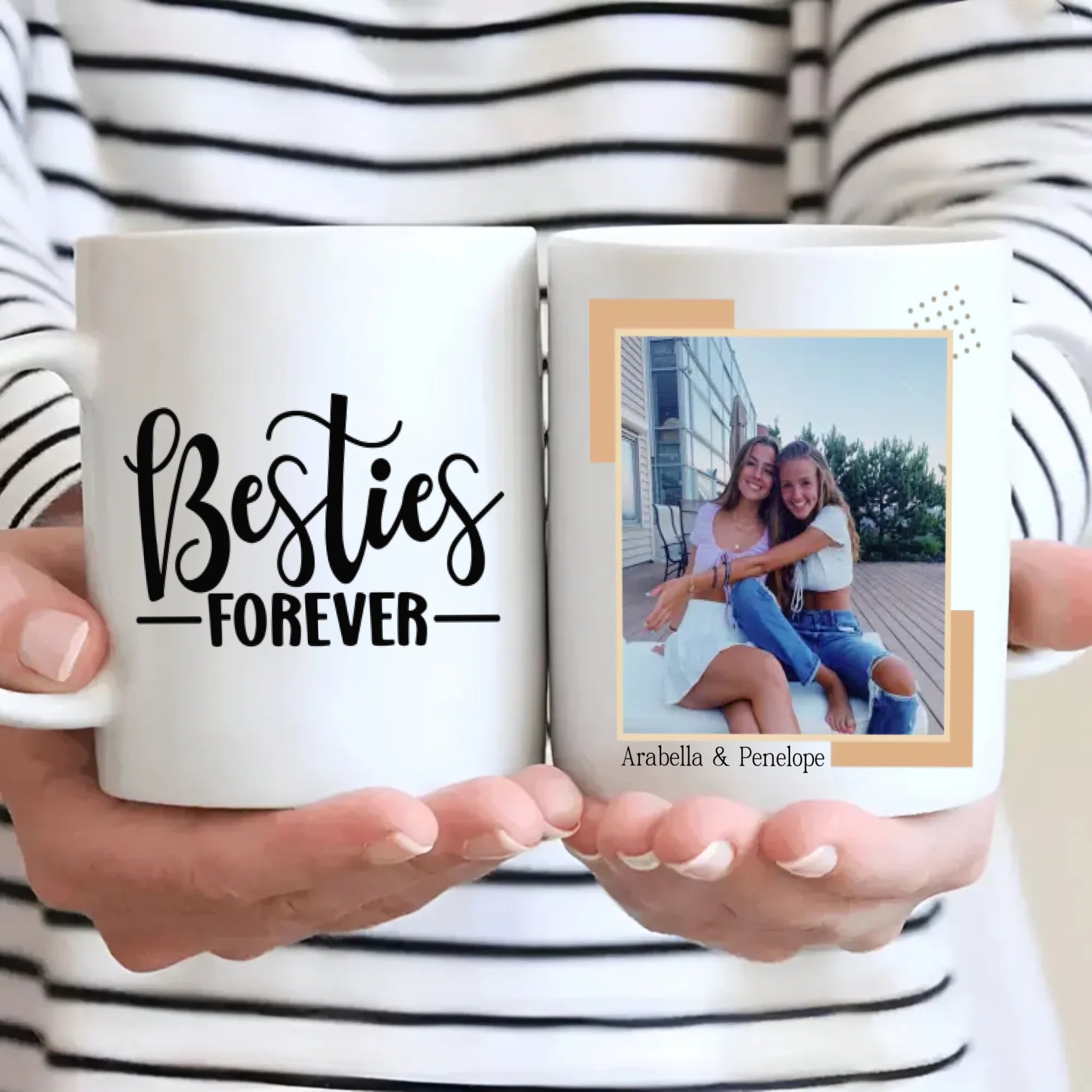 Personalised Mug Design – Besties Forever Friendship – 89Prints