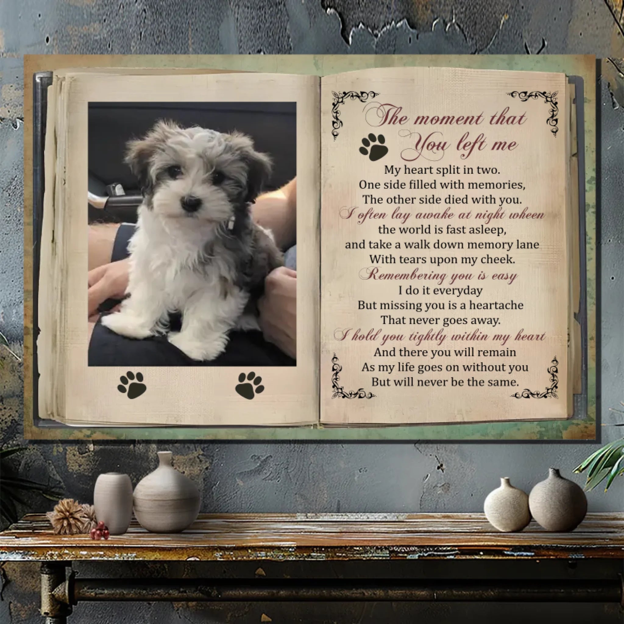 Custom Memorial Canvas – Gone But Not Forgotten - 89Prints