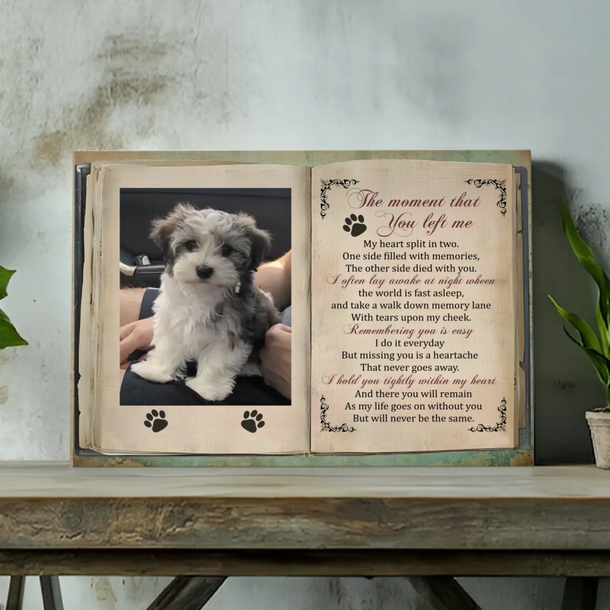 Custom Memorial Canvas – Gone But Not Forgotten - 89Prints