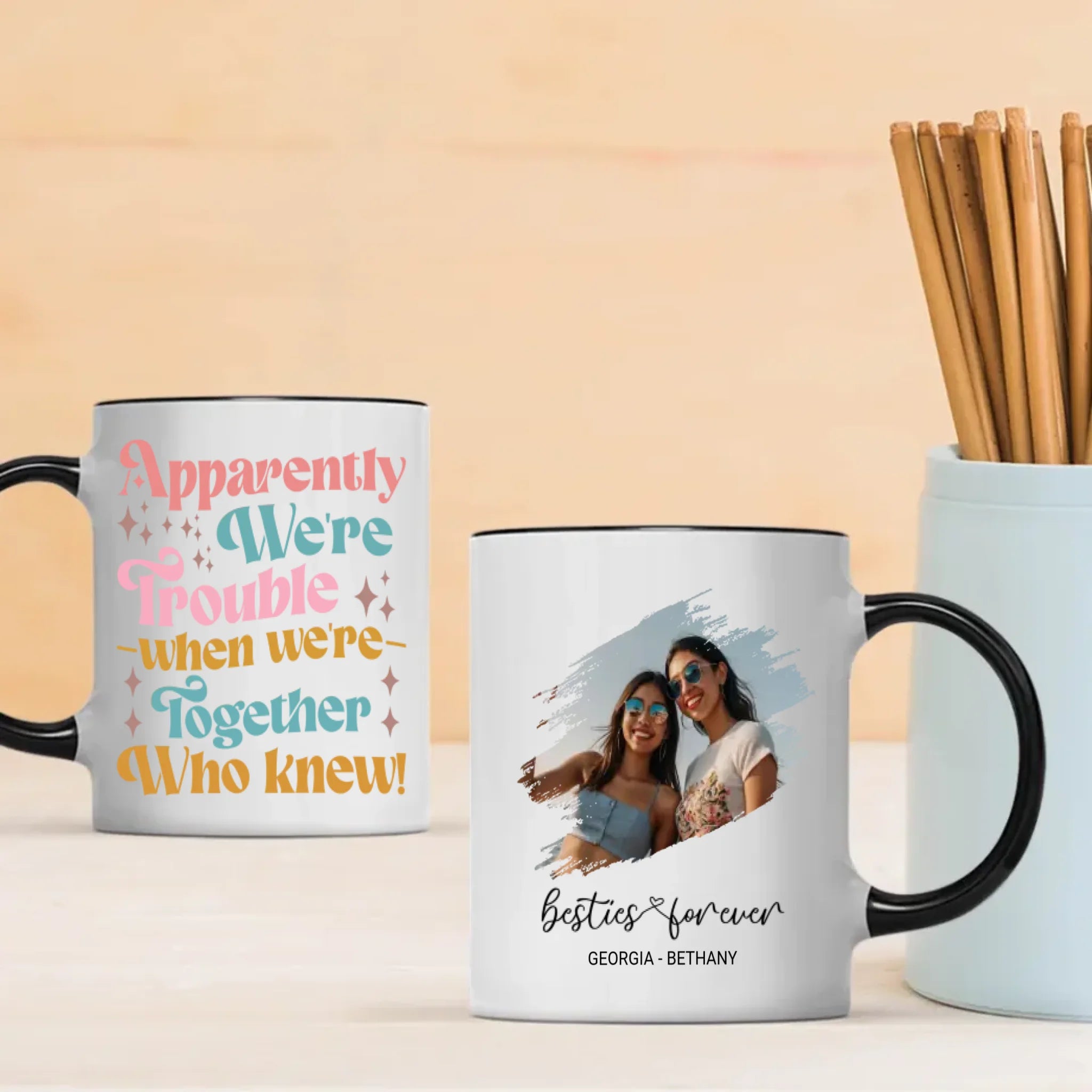Bestie Personalized Mug – A Meaningful Gift for Your Best Friend - 89Prints