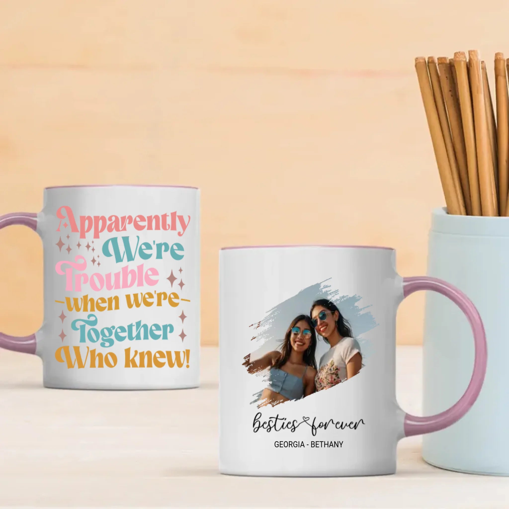 Bestie Personalized Mug – A Meaningful Gift for Your Best Friend - 89Prints