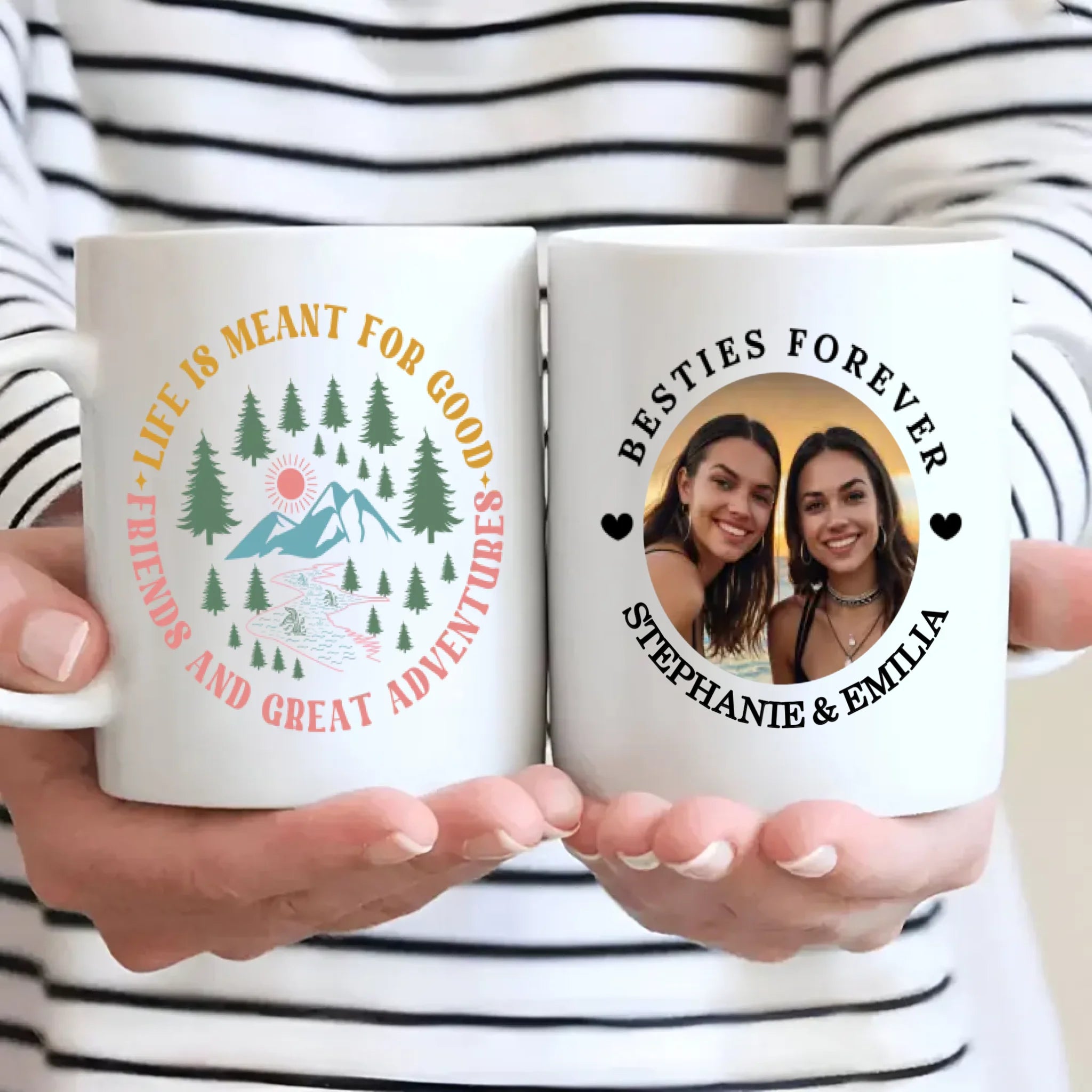 Personalized Bestie Mug – Friendship Gift with Custom Design - 89Prints