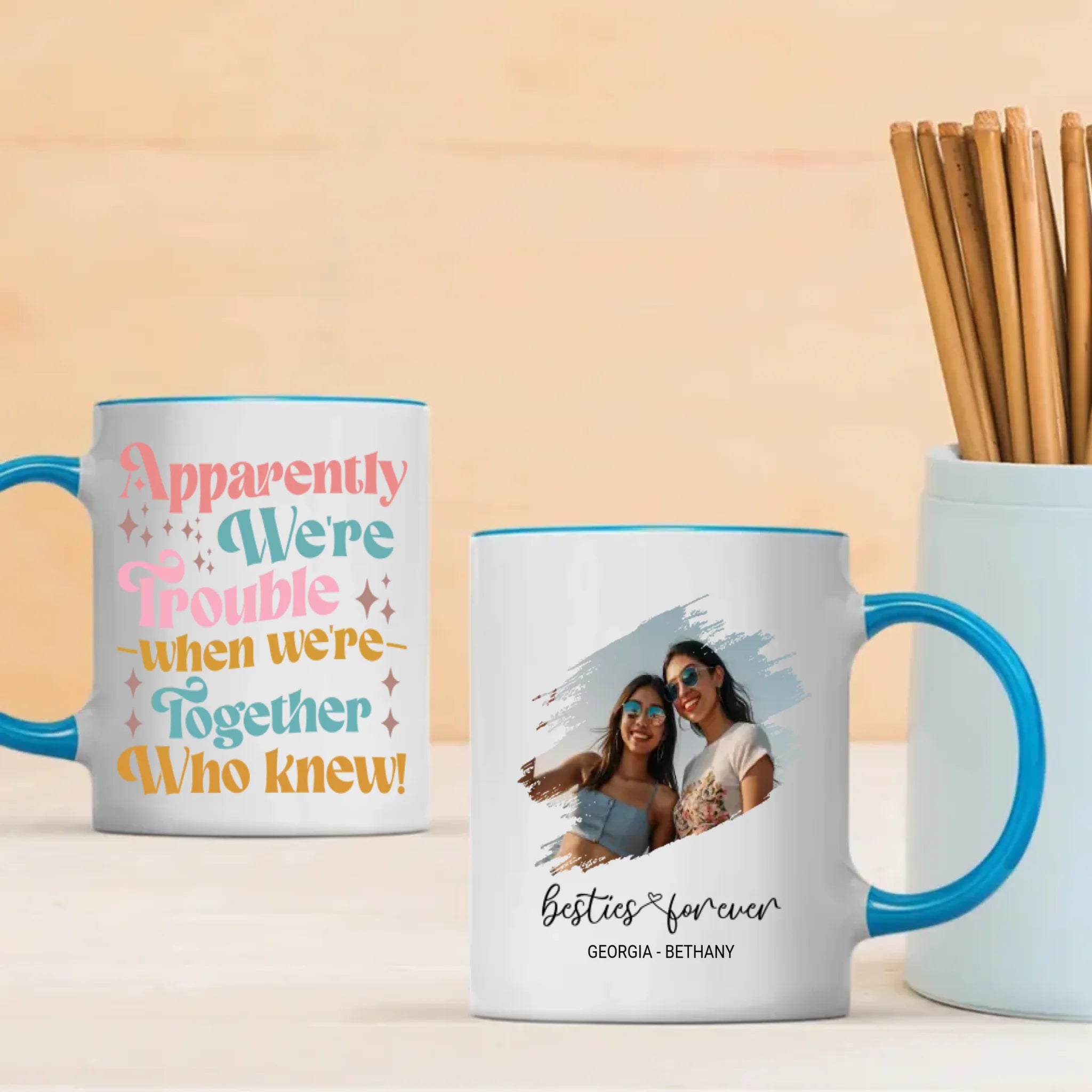 Bestie Personalized Mug – A Meaningful Gift for Your Best Friend - 89Prints