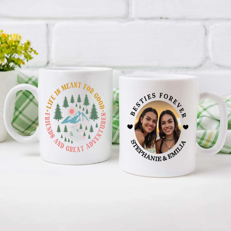 Personalized Bestie Mug – Friendship Gift with Custom Design - 89Prints