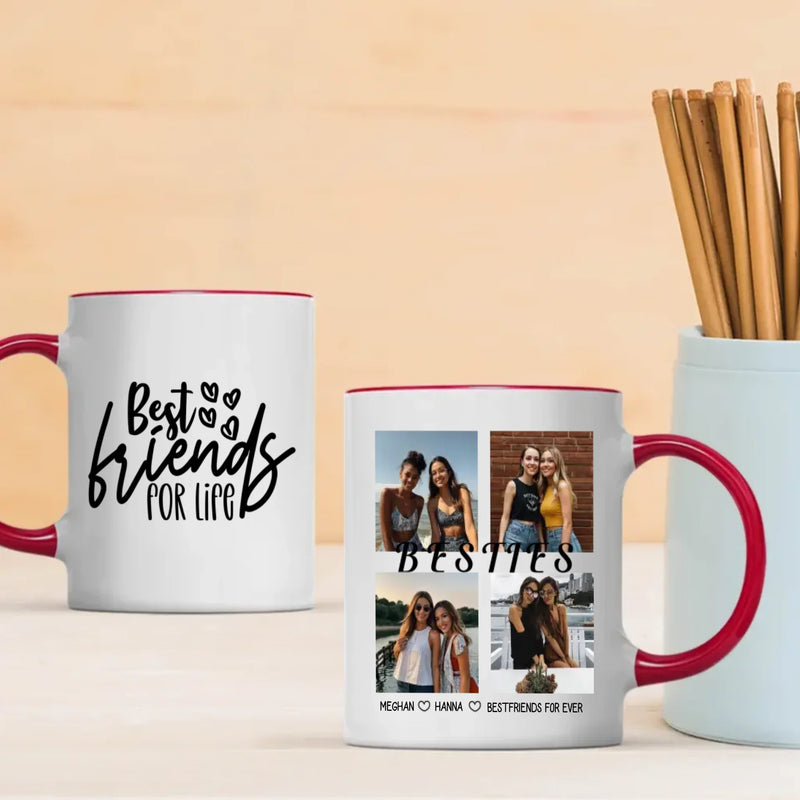 Personalized Bestie Accent Mug – Friendship Gift with Style - 89Prints