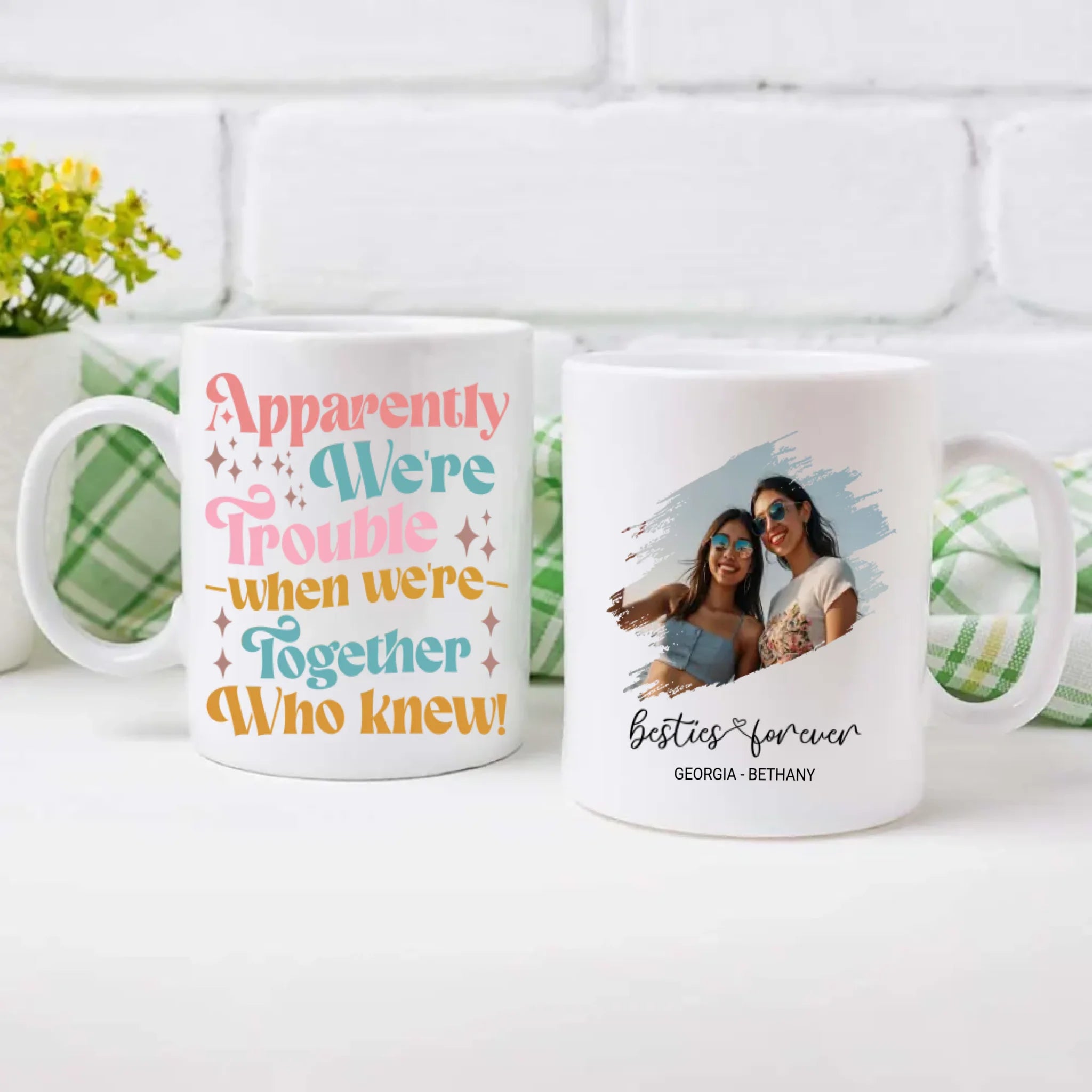 Bestie Personalized Mug – A Meaningful Gift for Your Best Friend - 89Prints