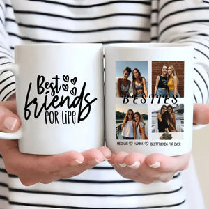 Personalized Bestie Accent Mug – Friendship Gift with Style - 89Prints