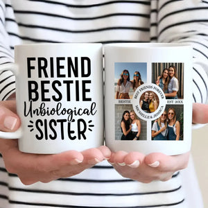 Bestie Personalized Mug – Unbiological Sister Gift - 89Prints